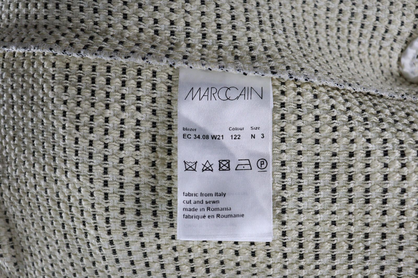 Designer Ladies Marc Cain Perforated Classic Basic Jacket Size 3 Size M / US 6-8 / IT 42-44 - 9 Thumbnail