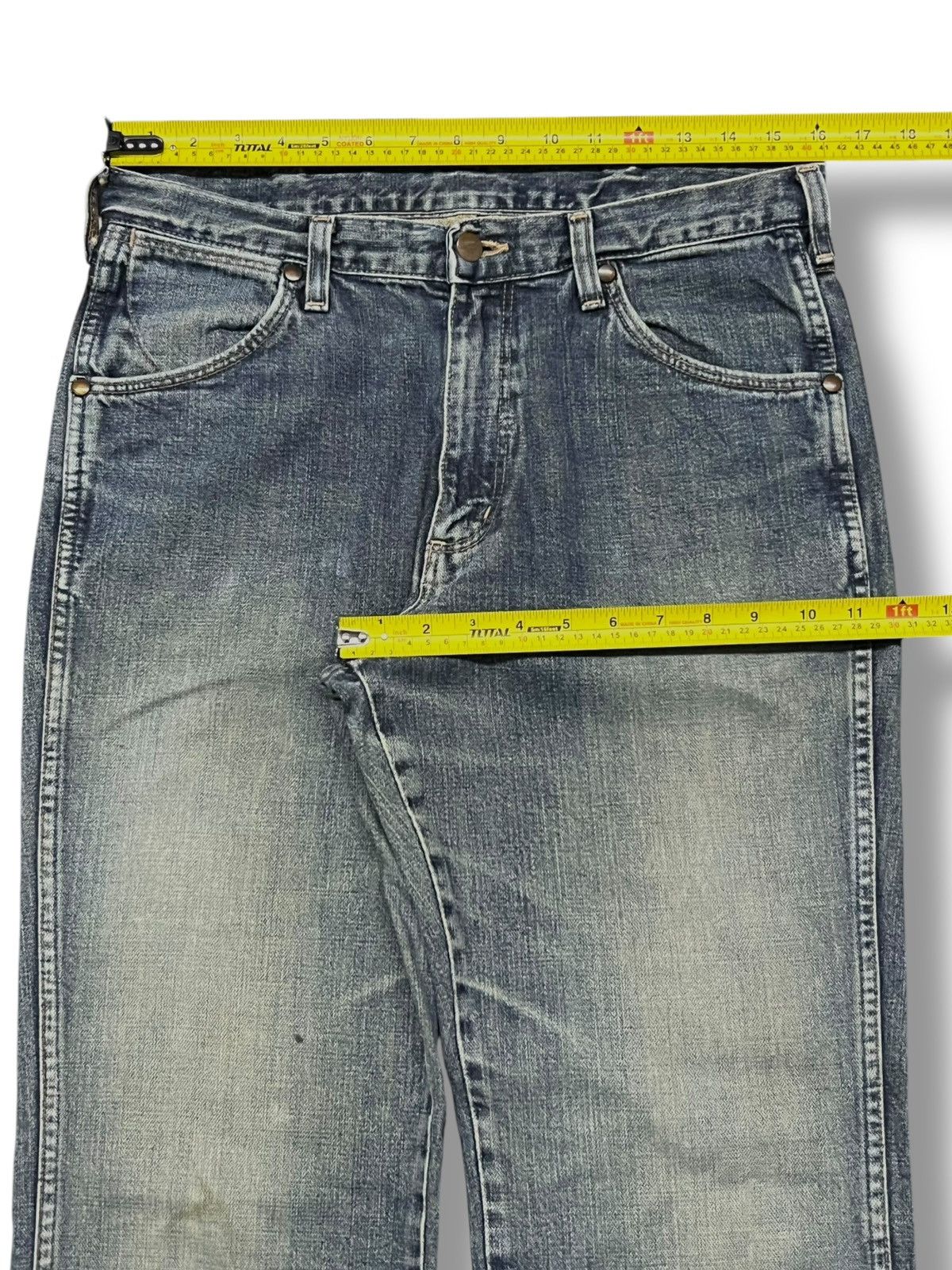 Wrangler Vintage Wrangler Japan - Faded Wash, Boocut Wide Leg Jeans Size US 32 / EU 48 - 16 Thumbnail
