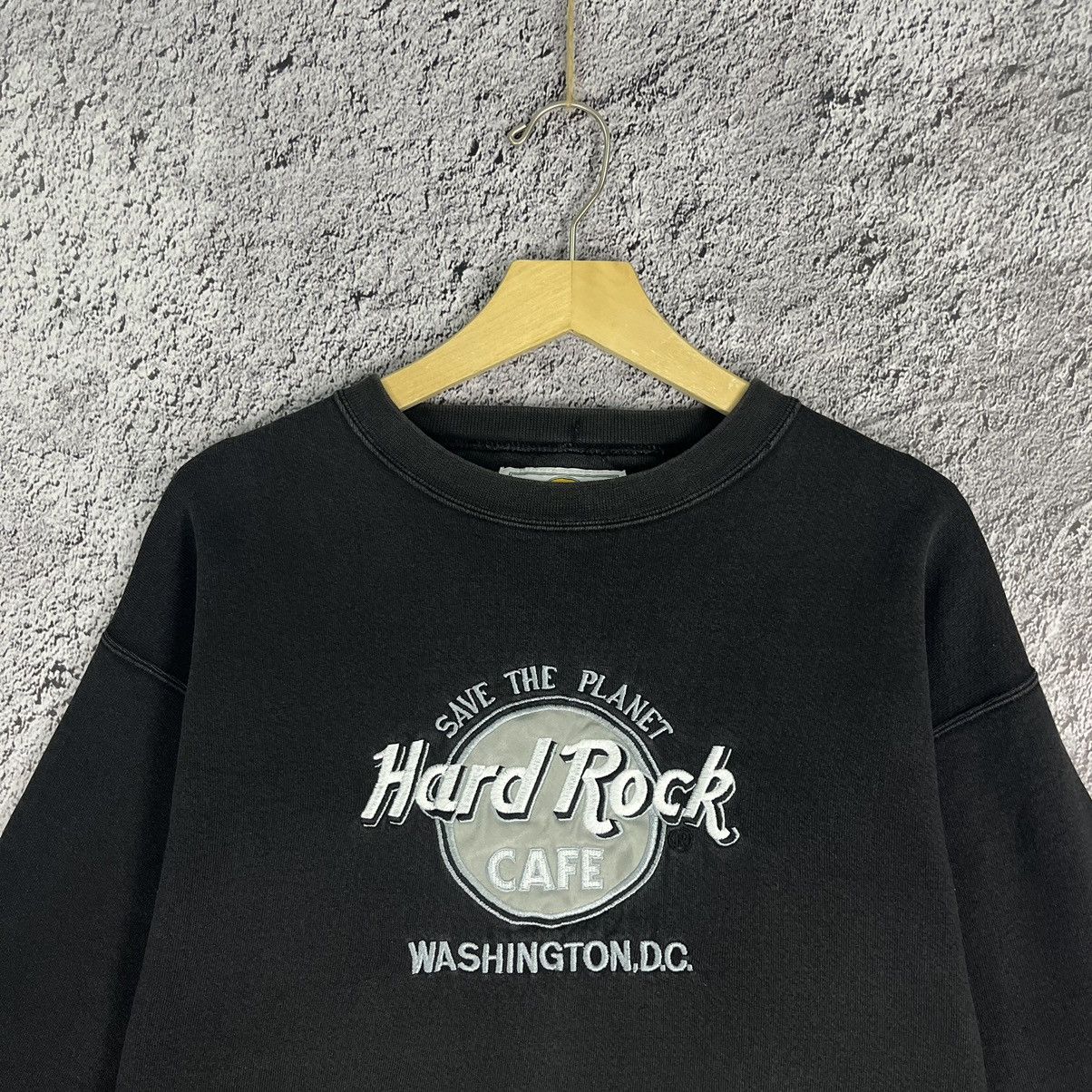 Hard Rock Cafe Vintage 🌎 Hard Rock Cafe Washington D.C. faded sweatshirt Size US M / EU 48-50 / 2 - 4 Thumbnail