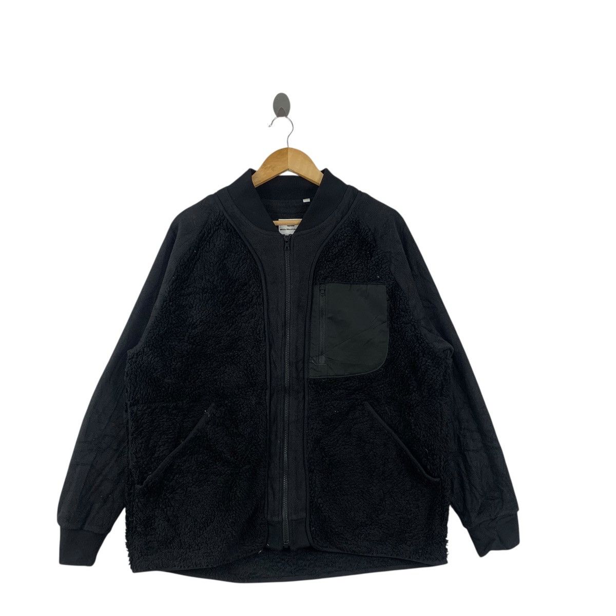 White Mountaineering WHITE MOUNTAINEERING x UNIQLO Sherpa Bulky Fleece Jacket Size US L / EU 52-54 / 3 - 3 Thumbnail