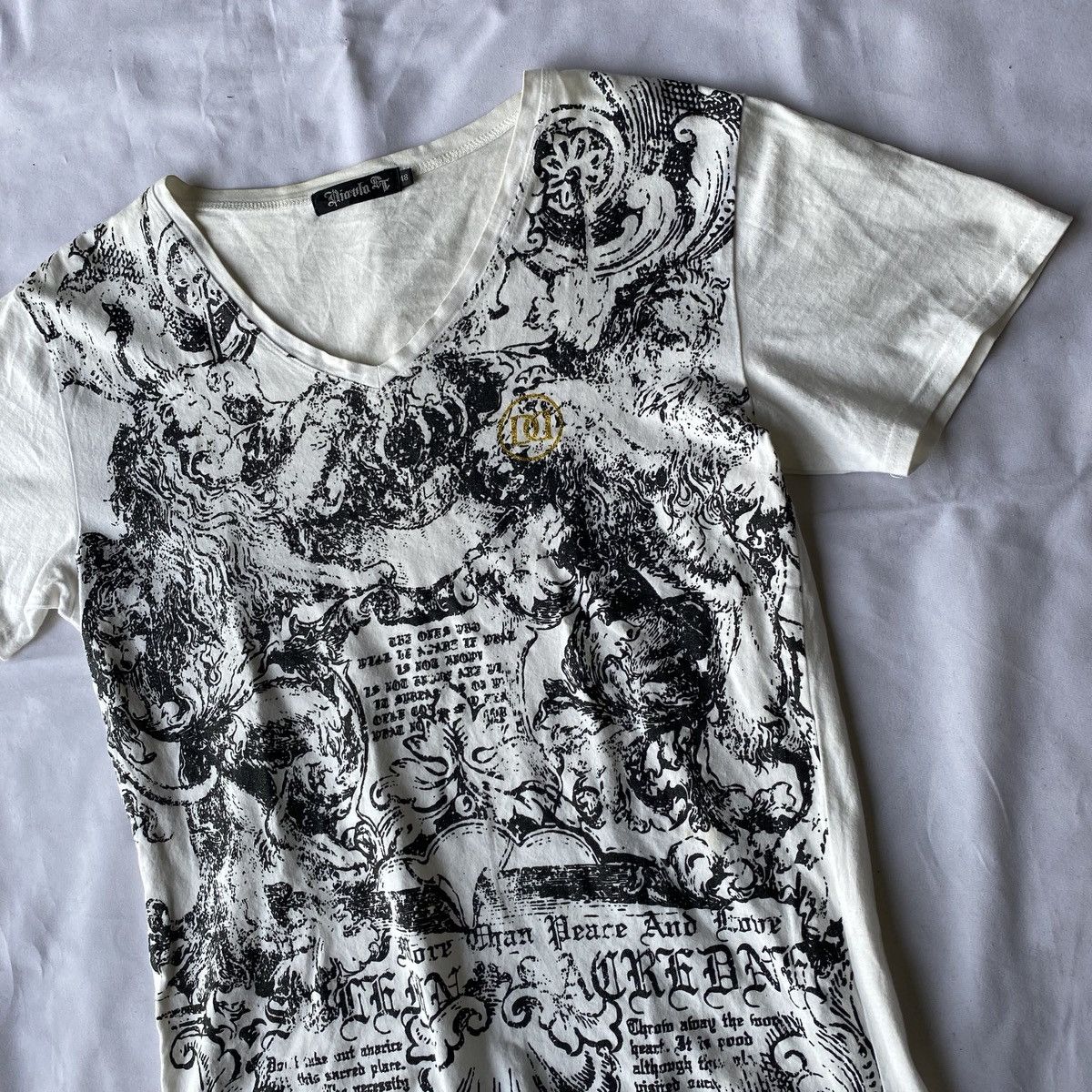 20471120 × Japanese Brand × Le Grande Bleu (L.G.B.) Japanese Crazy Full Poem Rock Style Tees Size US M / EU 48-50 / 2 - 3 Thumbnail