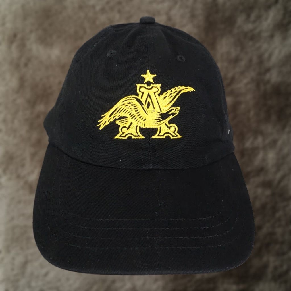 Logo 7 ANHEUSER BUSCH BLACK BASEBALL CAP STRAPBACK MEN'S ONE SIZE Size ONE SIZE - 1 Thumbnail