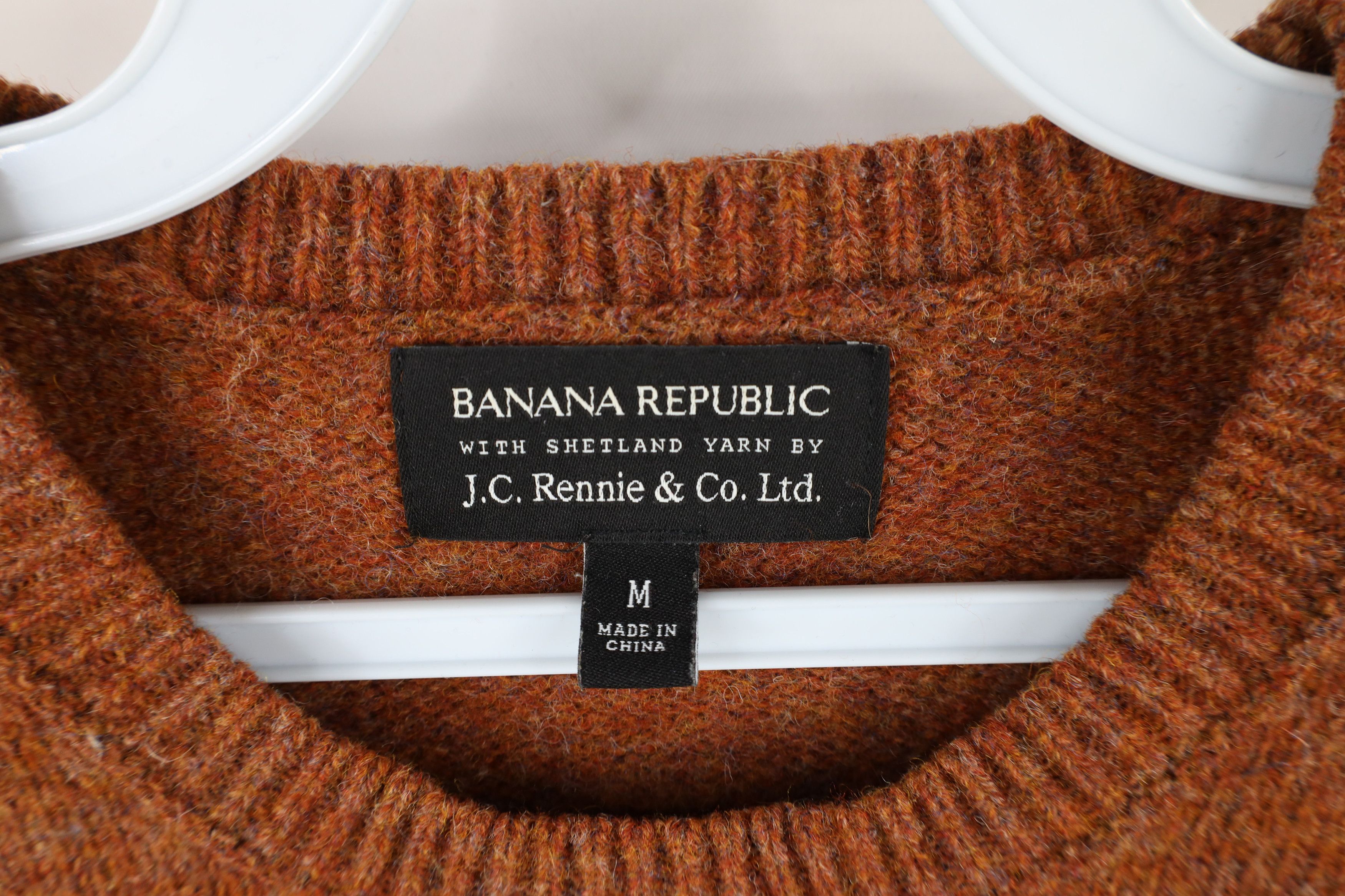 Banana Republic × Vintage Banana Republic Wool JC Rennie Co Knit Sweater Brown Size US M / EU 48-50 / 2 - 4 Thumbnail