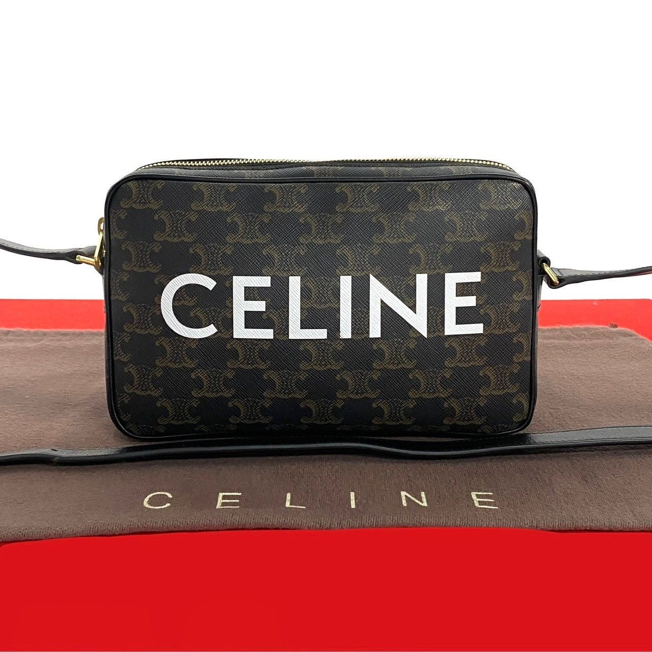 Celine Celine Shoulder Bag Brown Leather Size ONE SIZE - 1 Thumbnail
