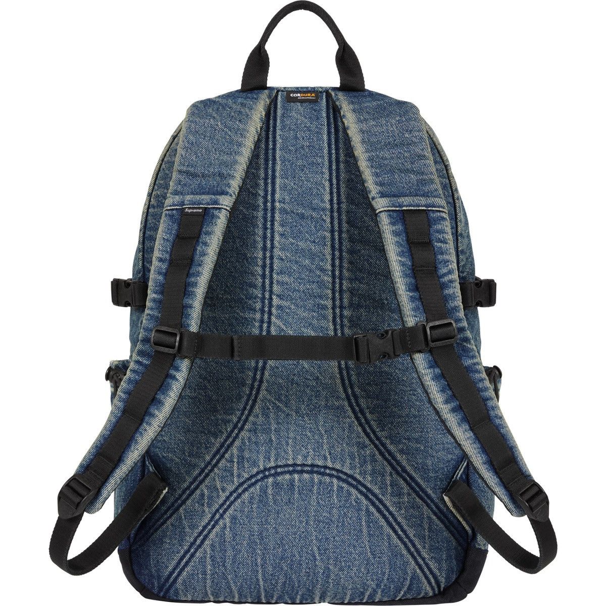 バッグ Supreme x BB simon BackPack Denim indigo Supreme Denim Backpack Washed Indigo - FW25 - US