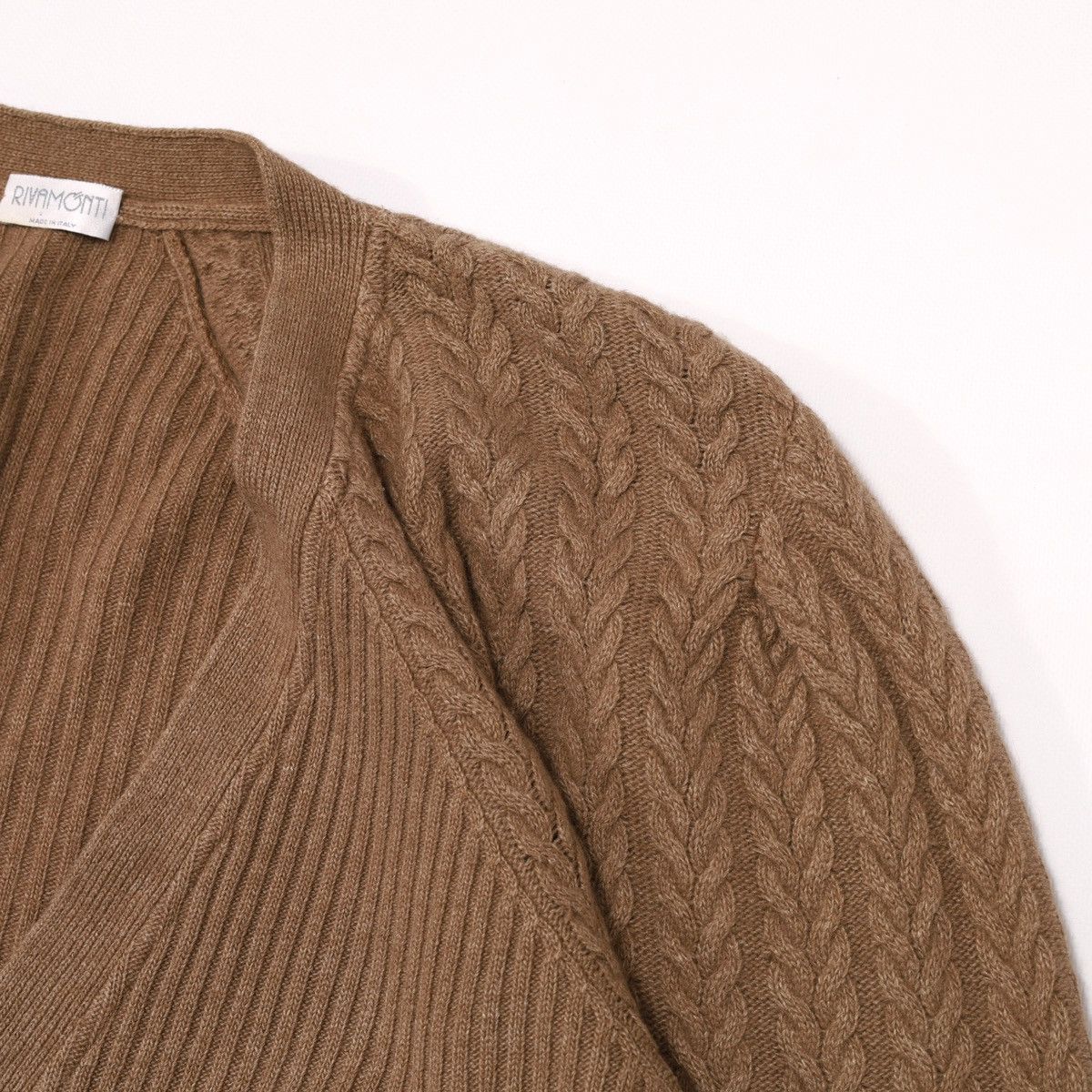 Brunello Cucinelli Rivamonti by Brunello Cucinelli Cable Knit Cardigan Sweater Size XL / US 12-14 / IT 48-50 - 13 Thumbnail