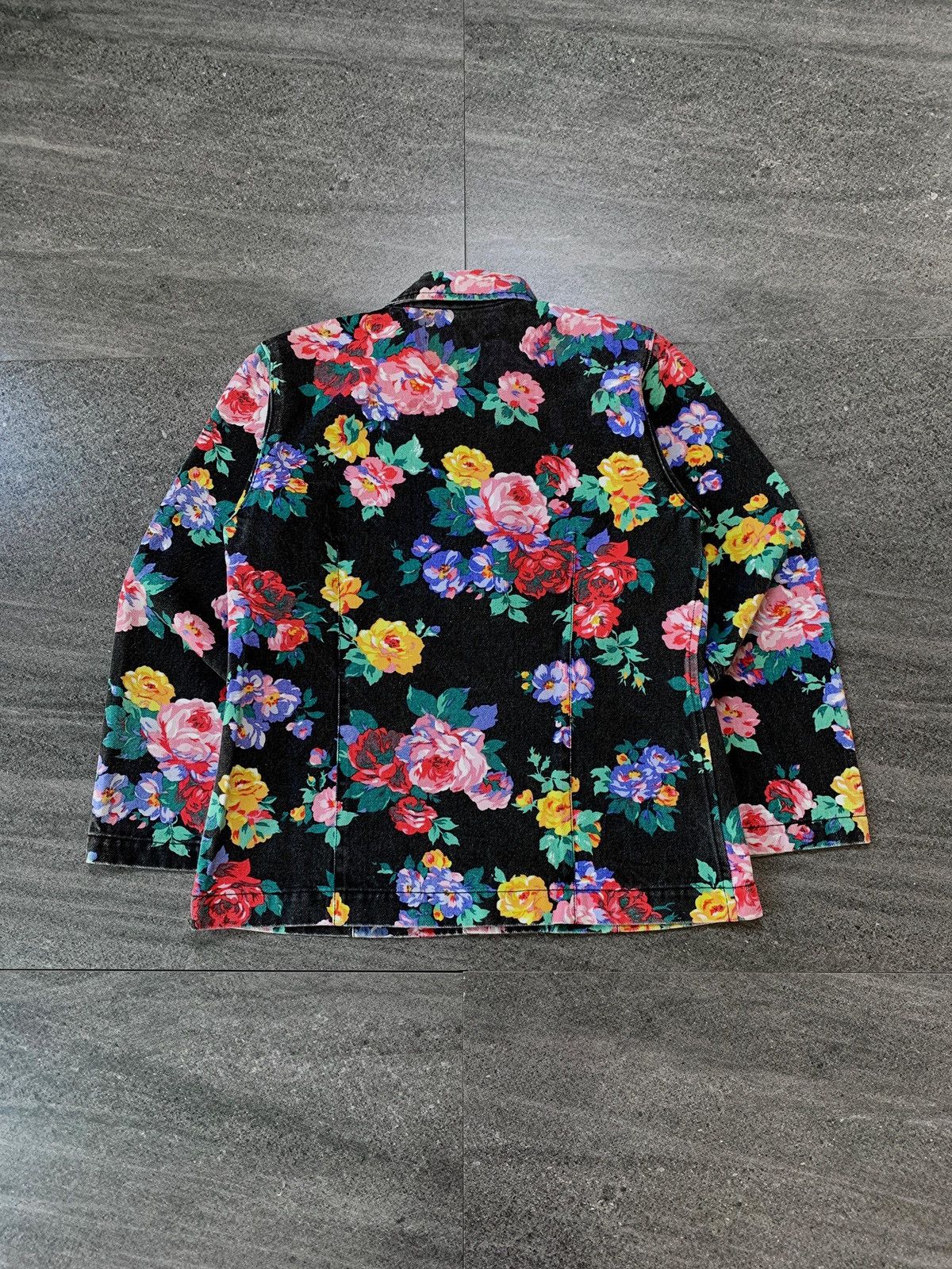 Comme des Garcons tricot Floral Painted Denim Jacket Size US S / EU 44-46 / 1 - 11 Thumbnail