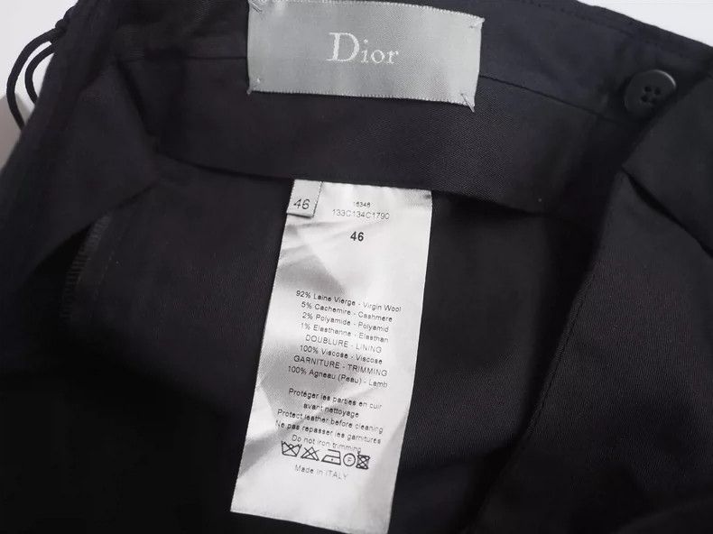Dior Dior size US 46 Black wool trousers 2504-Nextarrow Size US 30 / EU 46 - 7 Thumbnail