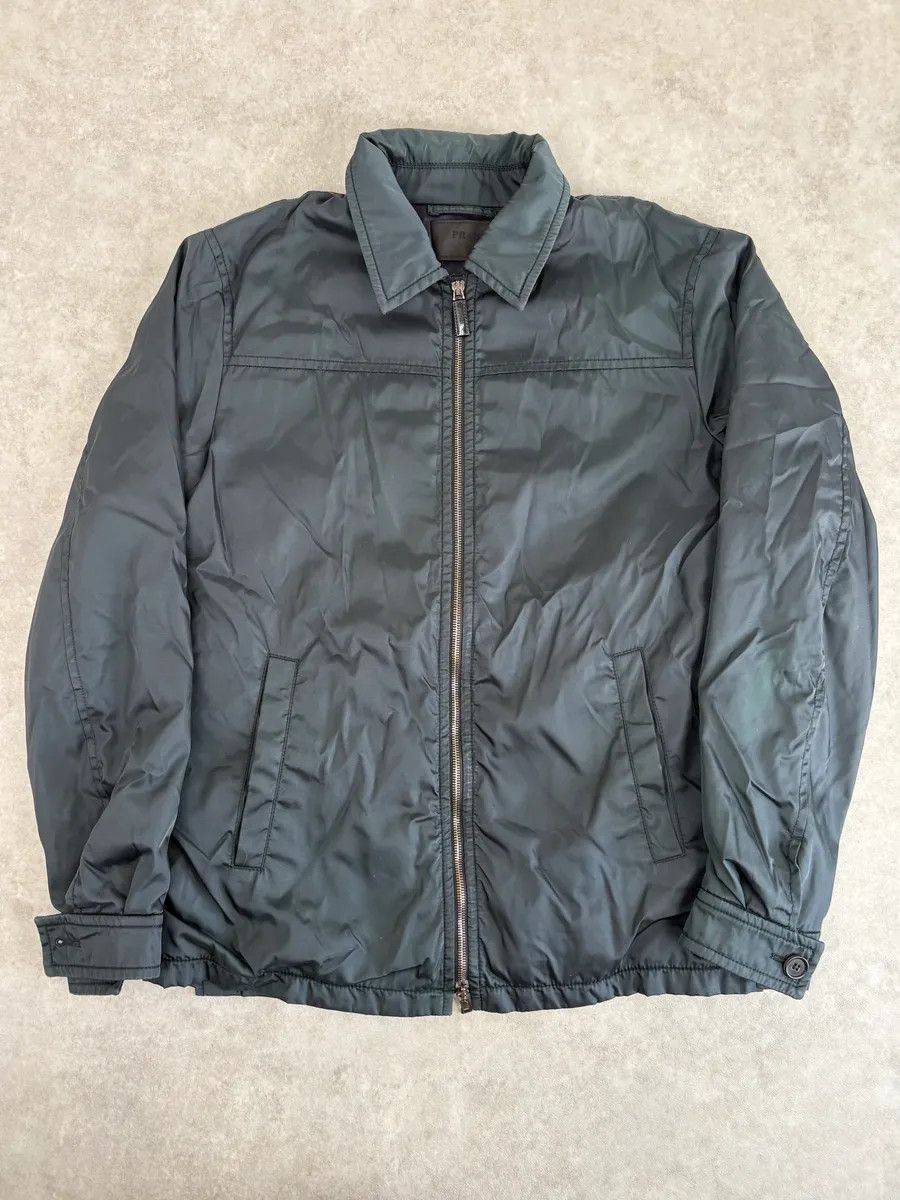 Prada AW2011 Prada Dark Green Nylon Light Jacket Size US M / EU 48-50 / 2 - 1 Thumbnail