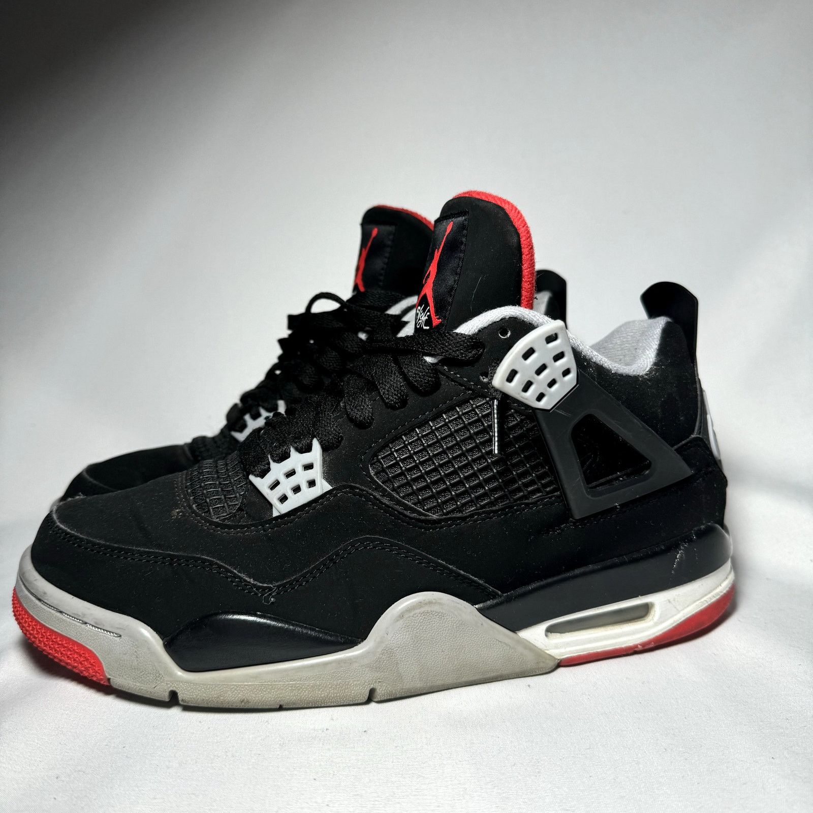 Jordan Brand × Nike Size 8.5 - Nike Air Jordan 4 Retro OG Bred 2019 Men's Shoes Size US 8.5 / EU 41-42 - 8 Thumbnail