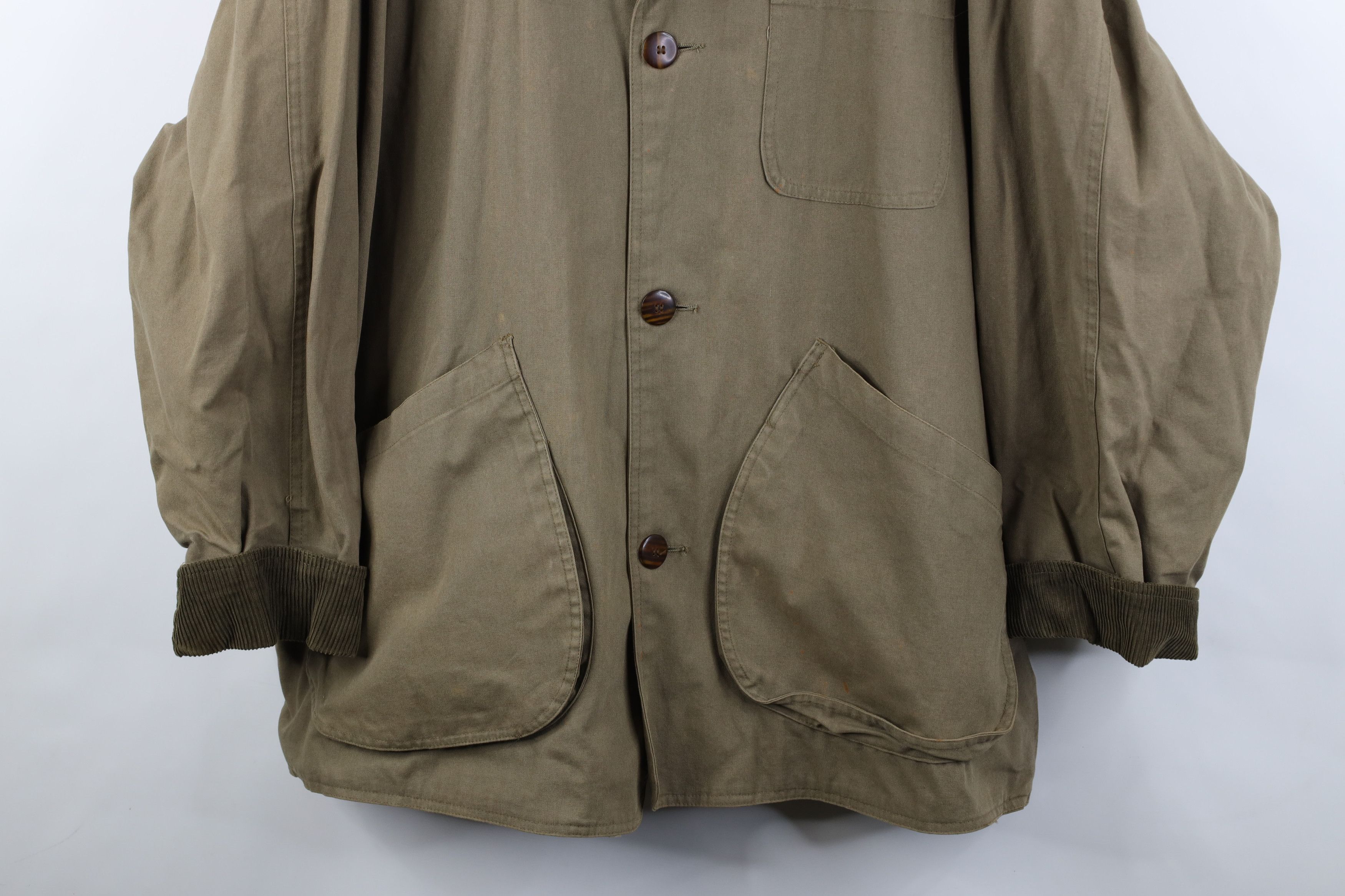 Vintage Vintage 90s Streetwear Lined Canvas Chore Barn Jacket Green Size US XL / EU 56 / 4 - 3 Thumbnail