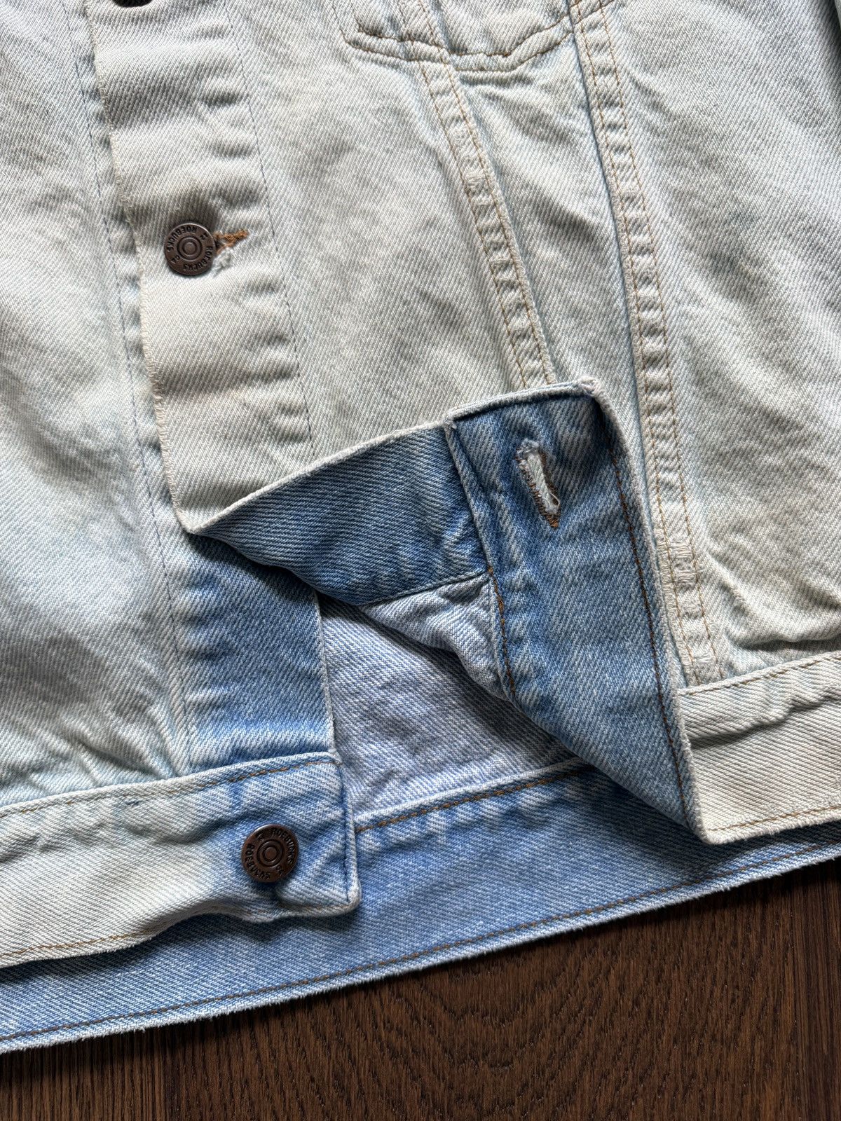 Vintage Vintage Roebucks Faded Western Wear Denim Jacket Size US L / EU 52-54 / 3 - 5 Thumbnail