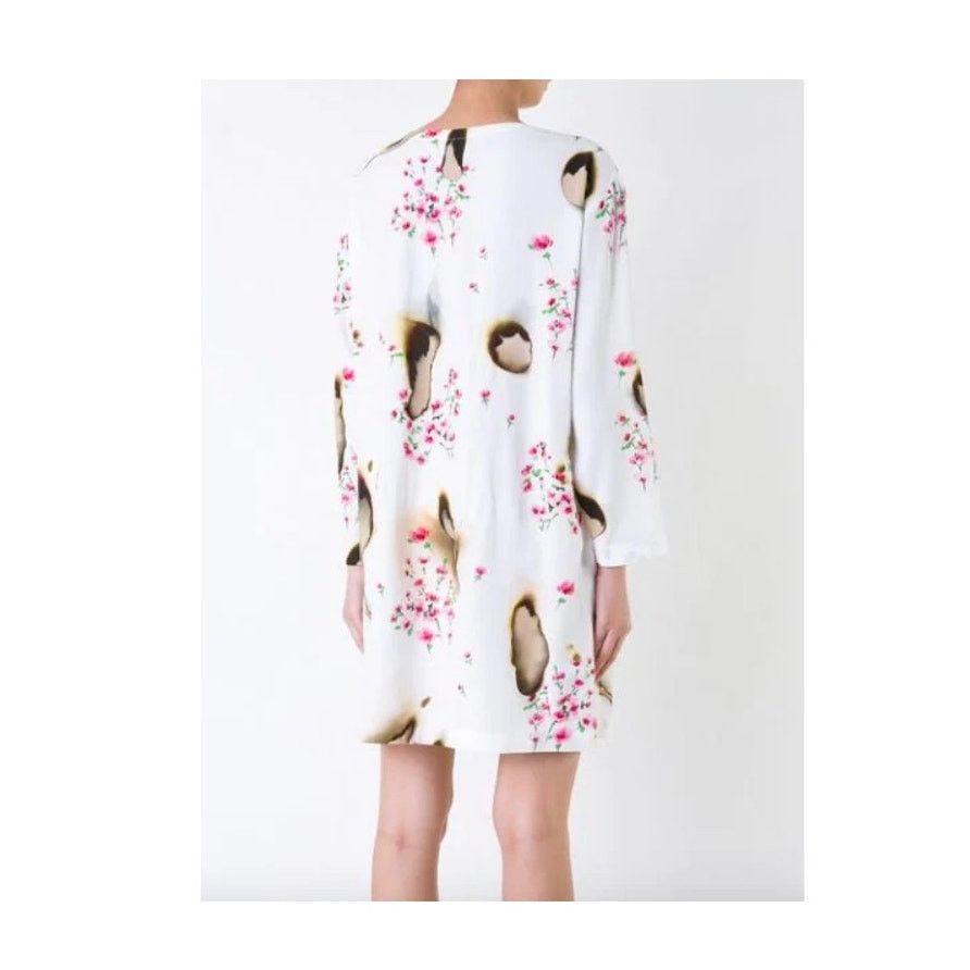 Moschino AW16 MOSCHINO COUTURE Jeremy Scott BURNT EFFECT RAYON DRESS Size S / US 4 / IT 40 - 8 Thumbnail