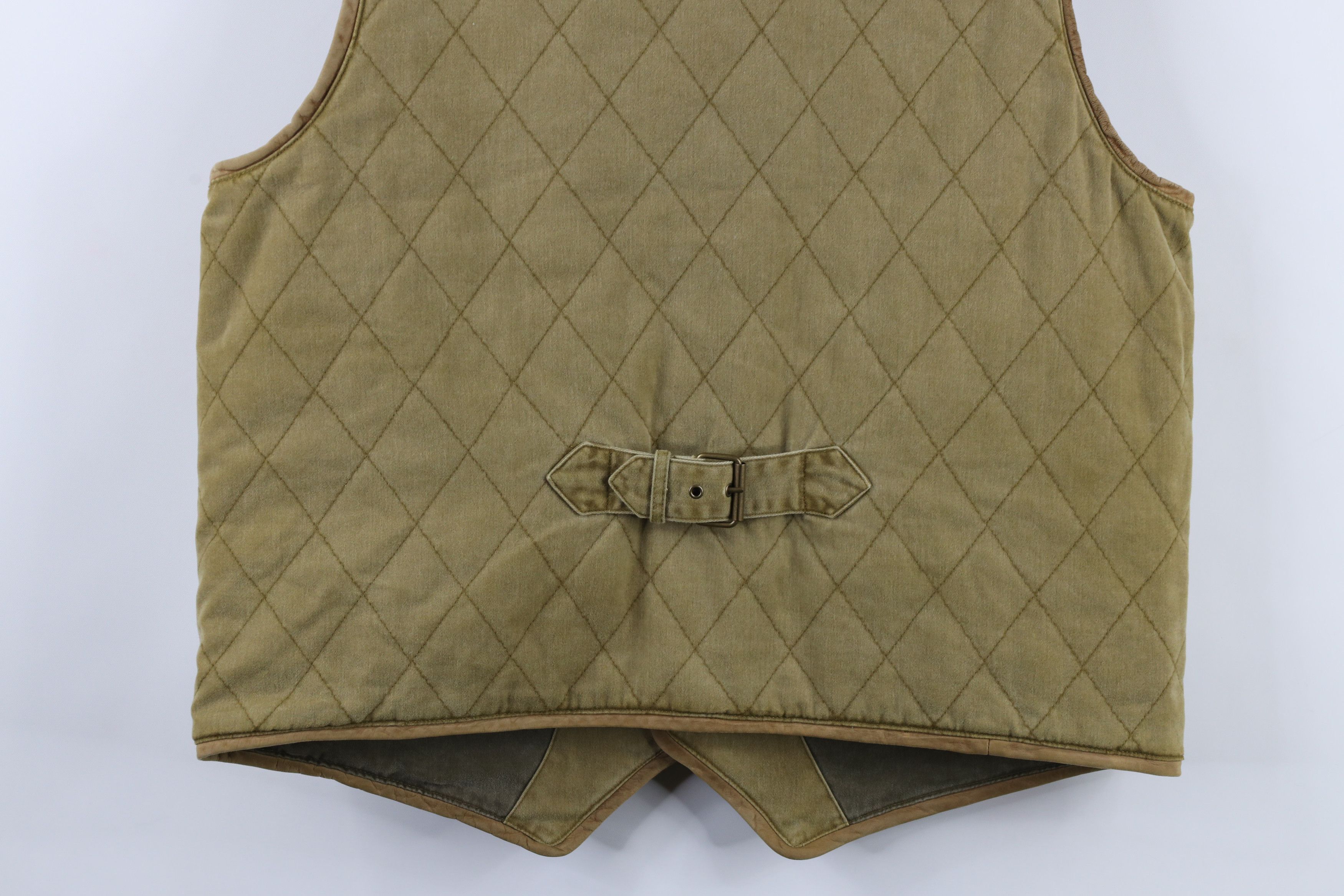 Vintage Vintage 90s Streetwear Stonewash Quilted Button Vest Jacket Size US S / EU 44-46 / 1 - 13 Thumbnail