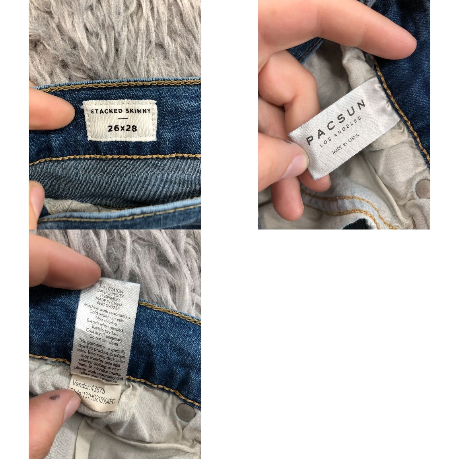 Pacsun PacSun Stacked Skinny Jeans Size 26 Womens Medium Wash Blue PacSun Jeans Regular Women 26 Blue Skinny Classic Modern 90s? Size 26" / US 2 / IT 38 - 9 Thumbnail