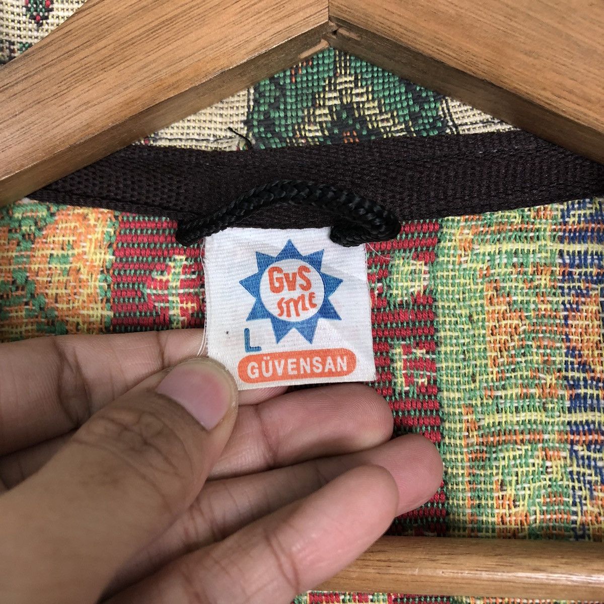 Japanese Brand 🔥Vintage Navajo Aztec Native Guvensan Kapital Japan Design Size US L / EU 52-54 / 3 - 18 Thumbnail