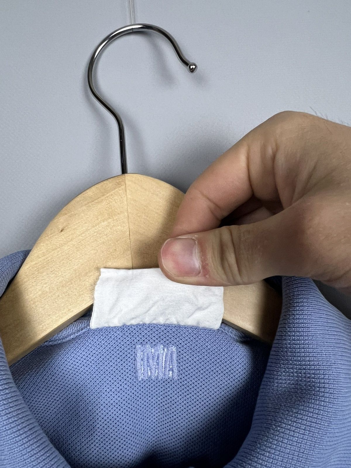 AMI AMI de Coeur Polo Shirt M Baby Blue Basic Japanese Paris y2k Size US XS / EU 42 / 0 - 8 Thumbnail