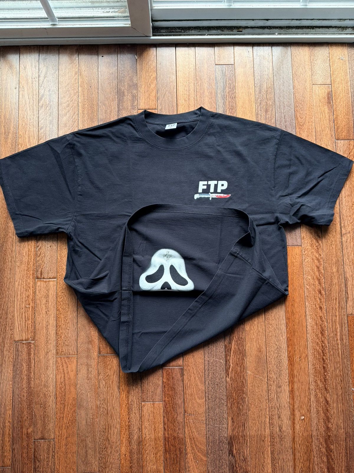 Fuck The Population FTP FUCK THE POPULATION GHOSTFACE LOGO TEE - XL - BLACK Size US XL / EU 56 / 4 - 3 Thumbnail