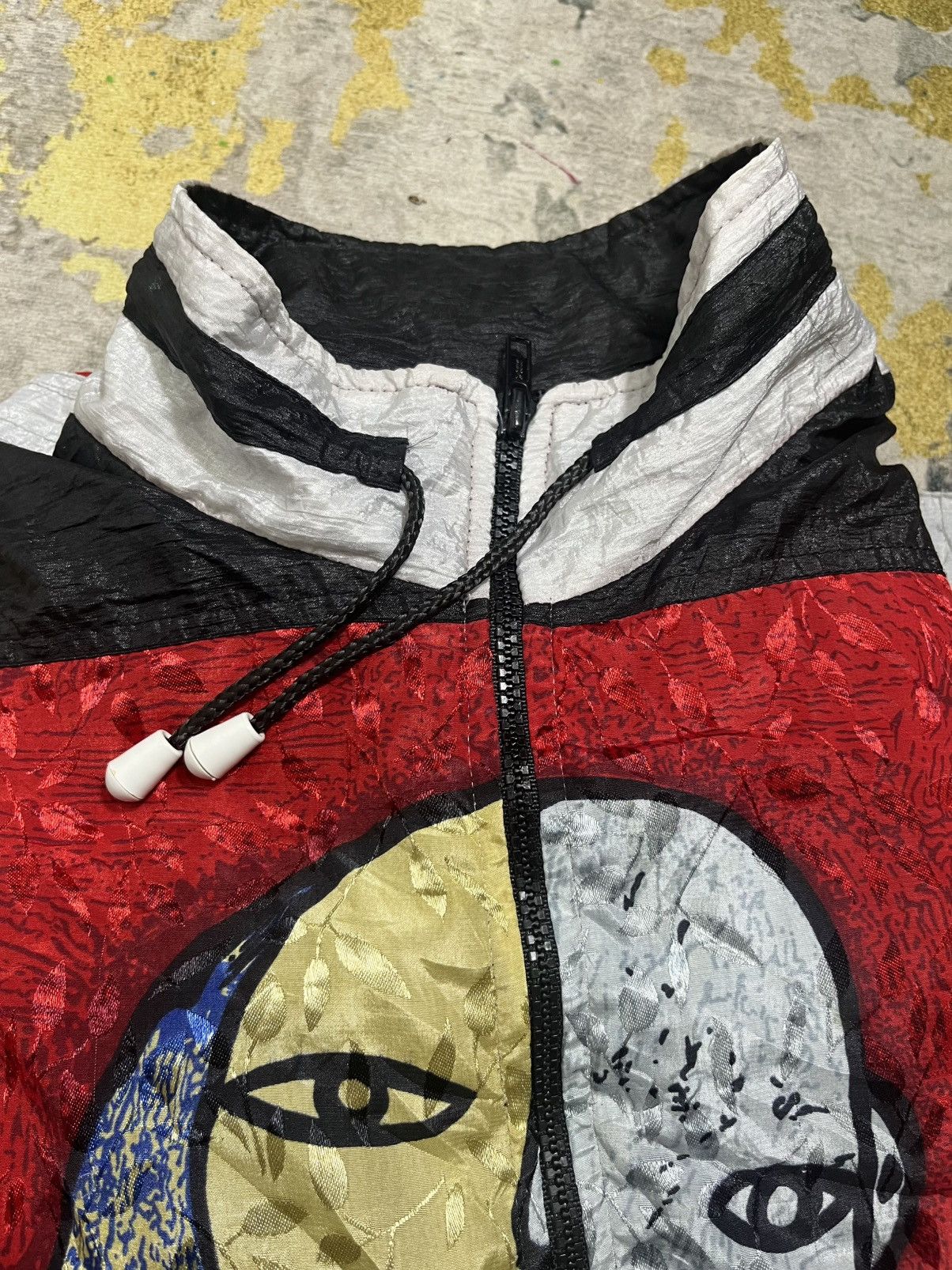 Vintage Vintage 1990’s Picasso Fullprint nylon jacket Size US L / EU 52-54 / 3 - 19 Thumbnail