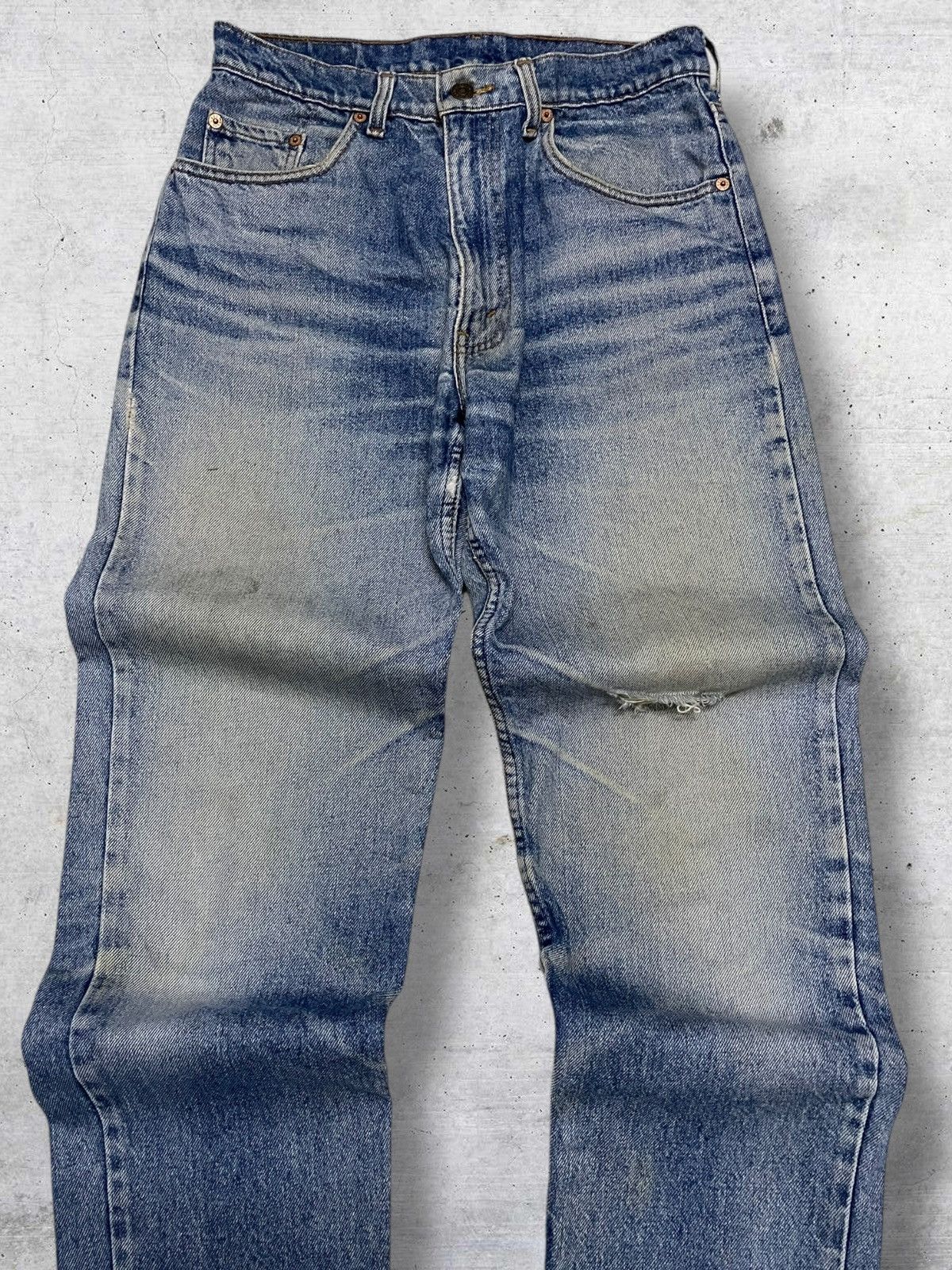 Levi's Vintage Clothing VINTAGE LEVIS 616 90S DESIGNER MUDWASH OG DISTRESSED DENIM Size US 29 - 4 Thumbnail