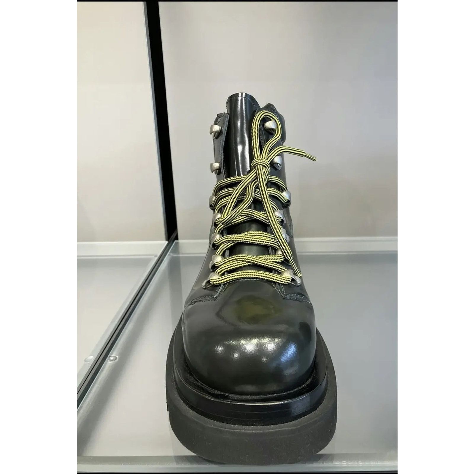 Bottega Veneta o1rshd1 Q:2 / Lug Hiking Ankle Boots in Dark Green Size US 12 / EU 45 - 7 Thumbnail