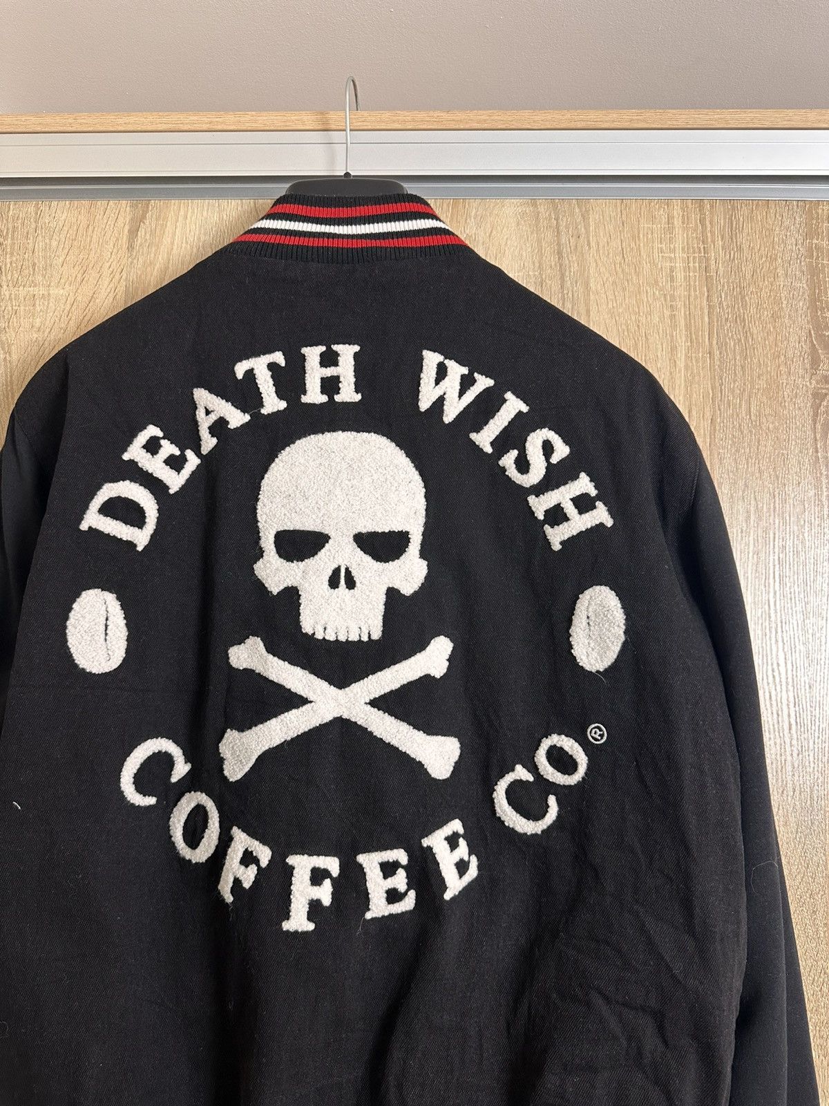 Death Row Records 🔥 RARE Death Wish Coffee Co Skull Jacket Bomber Ed Hardy Y2K Size US L / EU 52-54 / 3 - 2 Thumbnail