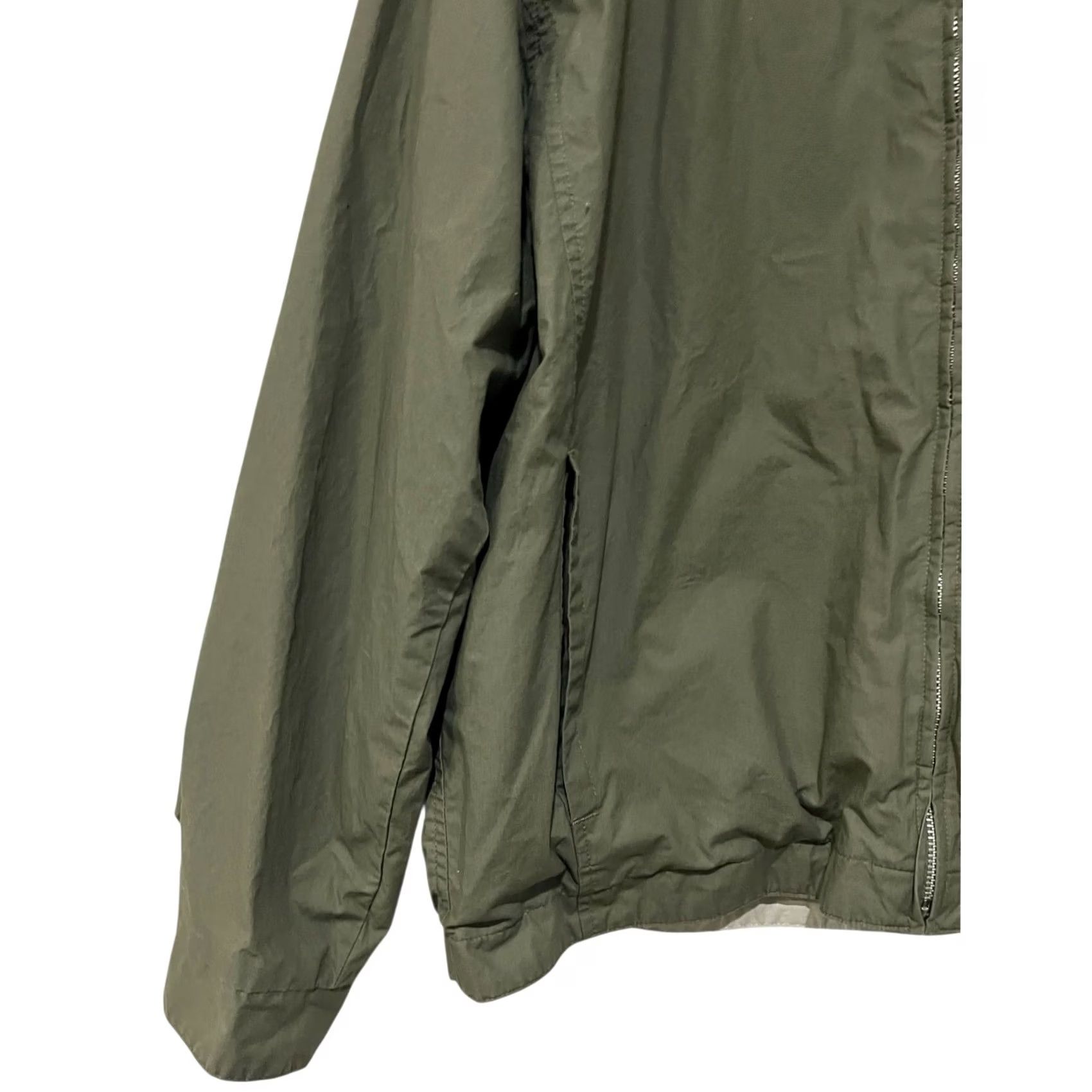 Lands' End Lands' End Reversible Cotton Bomber Jacket Mens L Green Full Zip Size US L / EU 52-54 / 3 - 4 Thumbnail