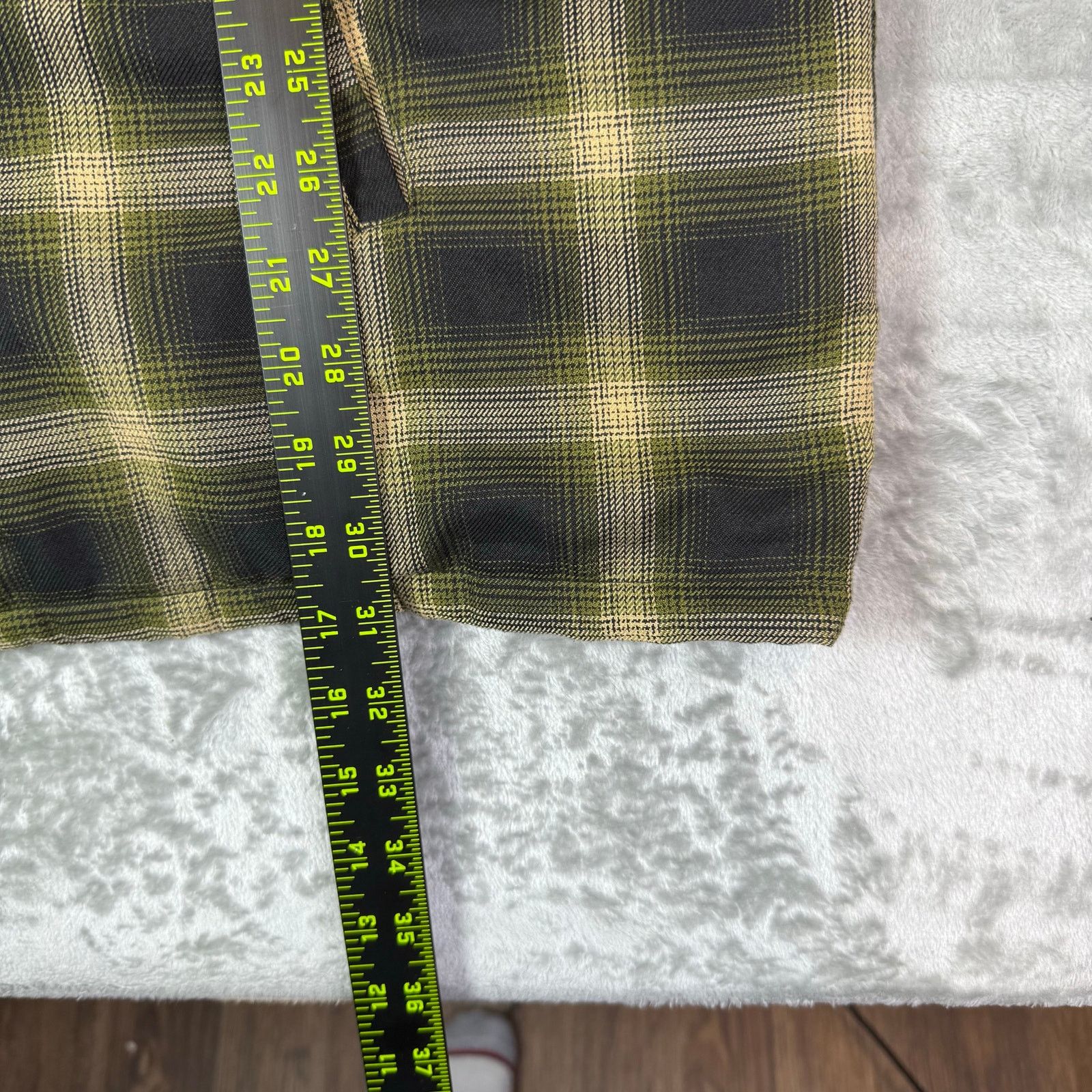 Dixxon Longbow quilted lined plaid button up shirt mens L