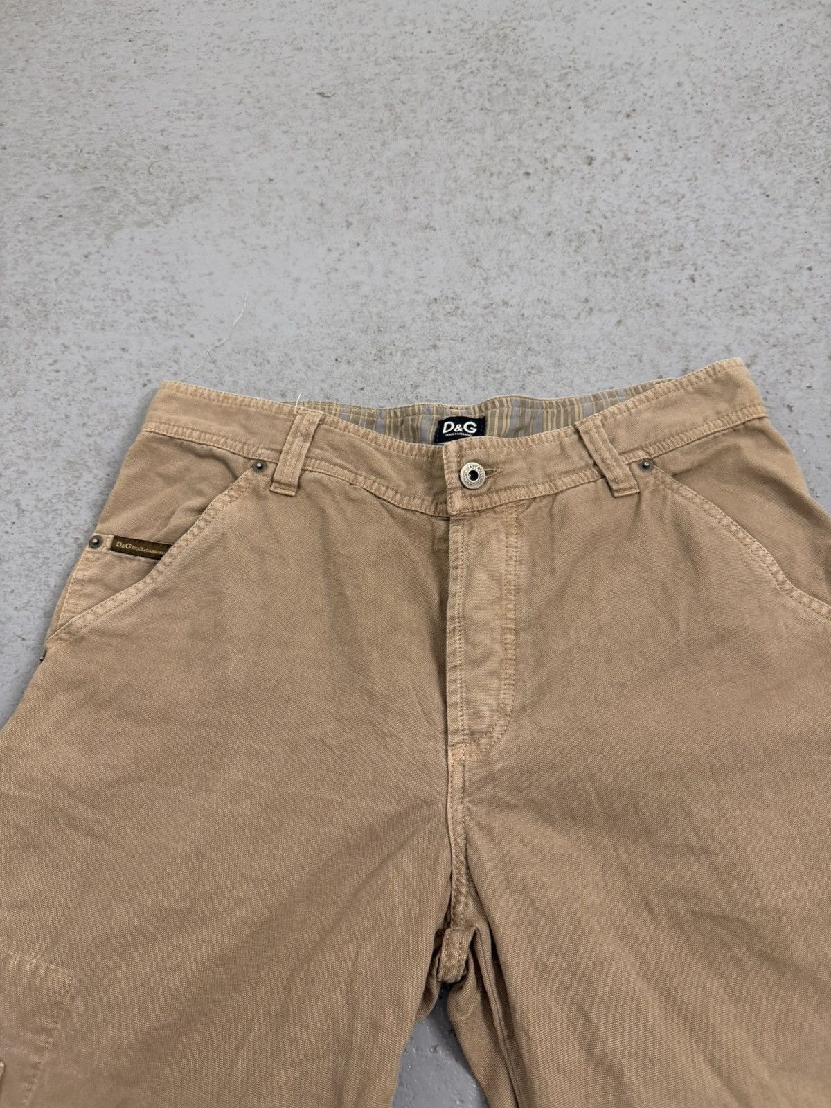 Dolce & Gabbana Dolce & Gabbana S/S 2005 Cargo Multi-pocket 3/4 Shorts Size US 33 - 5 Thumbnail