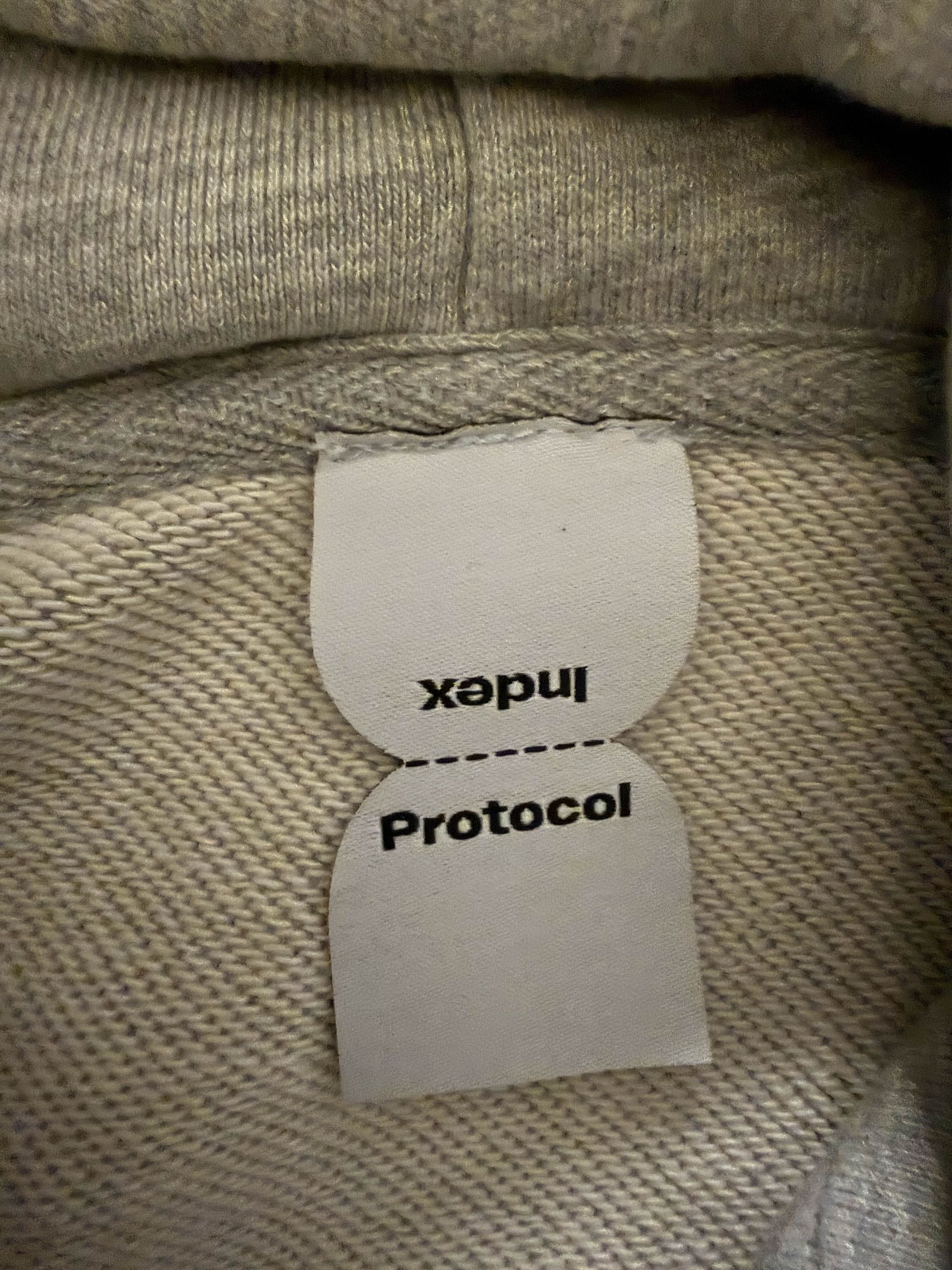 PROJECT G/R Protocol Index reconstruction hoodie zip hoodie Size US M / EU 48-50 / 2 - 3 Thumbnail
