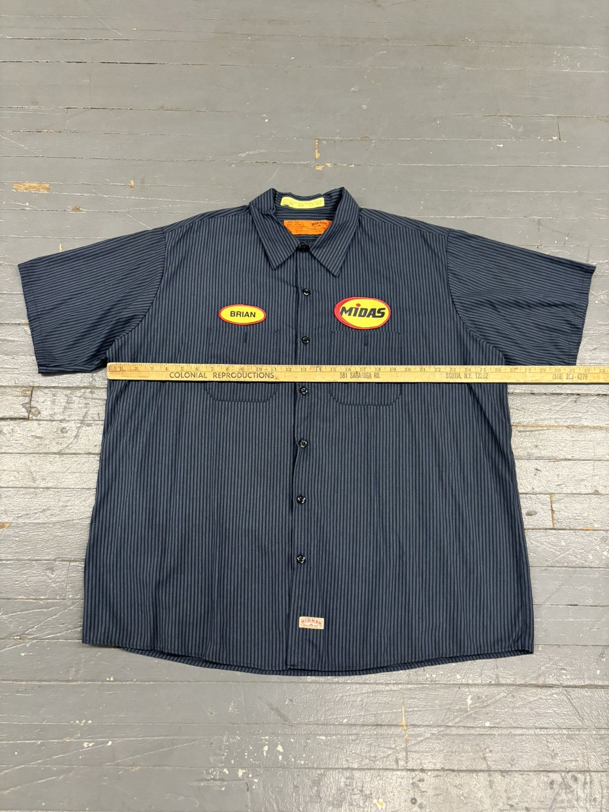 Vintage Vintage Red kap Midas workwear shirt Size US XXL / EU 58 / 5 - 5 Thumbnail