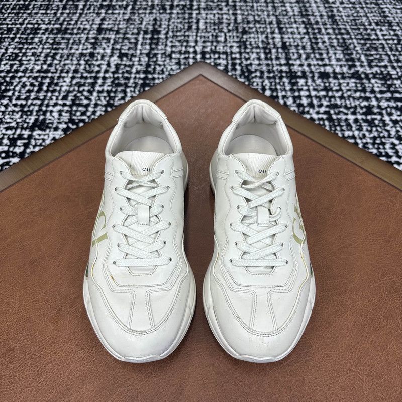 Gucci Gucci Rhyton Logo Dad Sneakers in Ivory - Size US 10.5 / EU 43-44 - 2 Thumbnail
