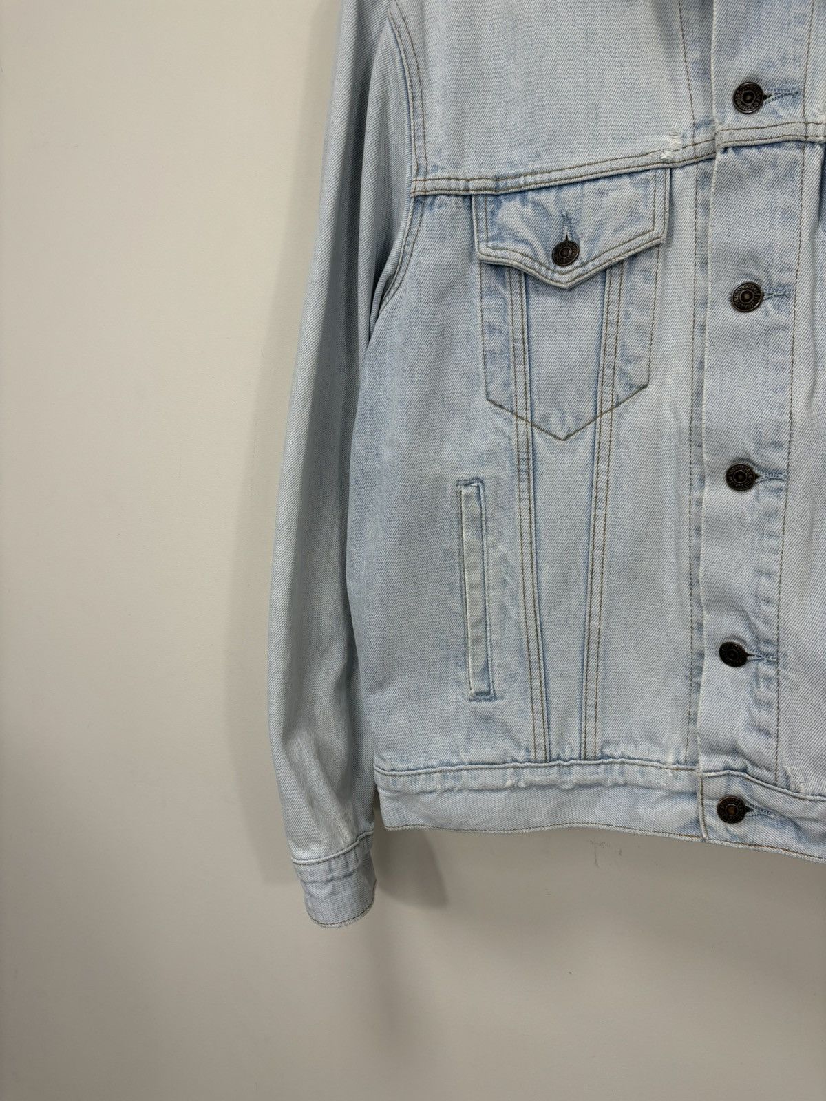 Levi's Vintage 90s Levi’s USA Faded Washed Rare Hype Denim Jacket Size US M / EU 48-50 / 2 - 10 Thumbnail