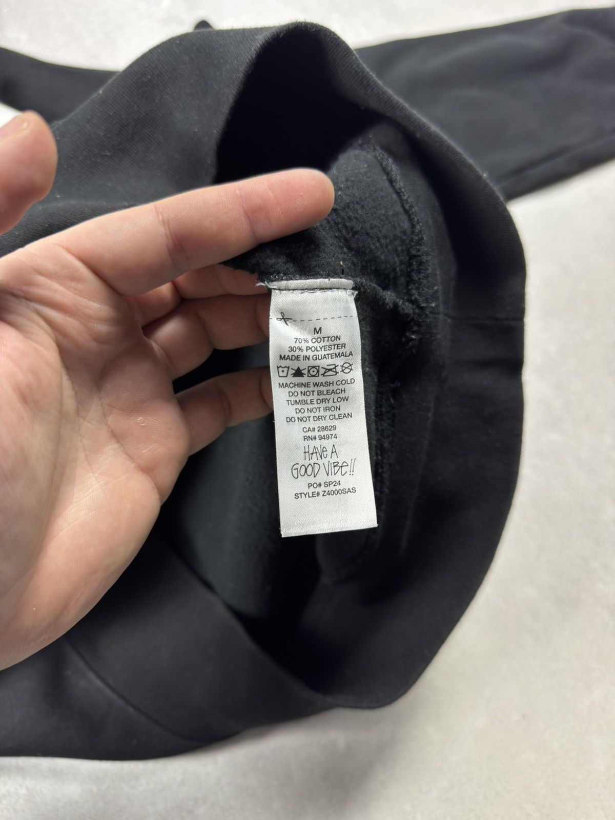 Stussy Vintage Stussy International Relaxed Washed Black Hoodie Size US M / EU 48-50 / 2 - 10 Thumbnail