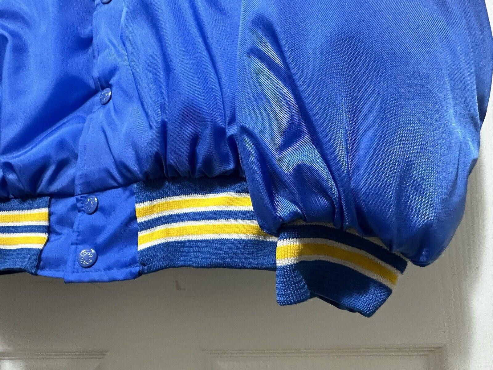 Other Vintage Satin Bomber Jacket Men's Medium Blue Varsity Size US M / EU 48-50 / 2 - 9 Thumbnail