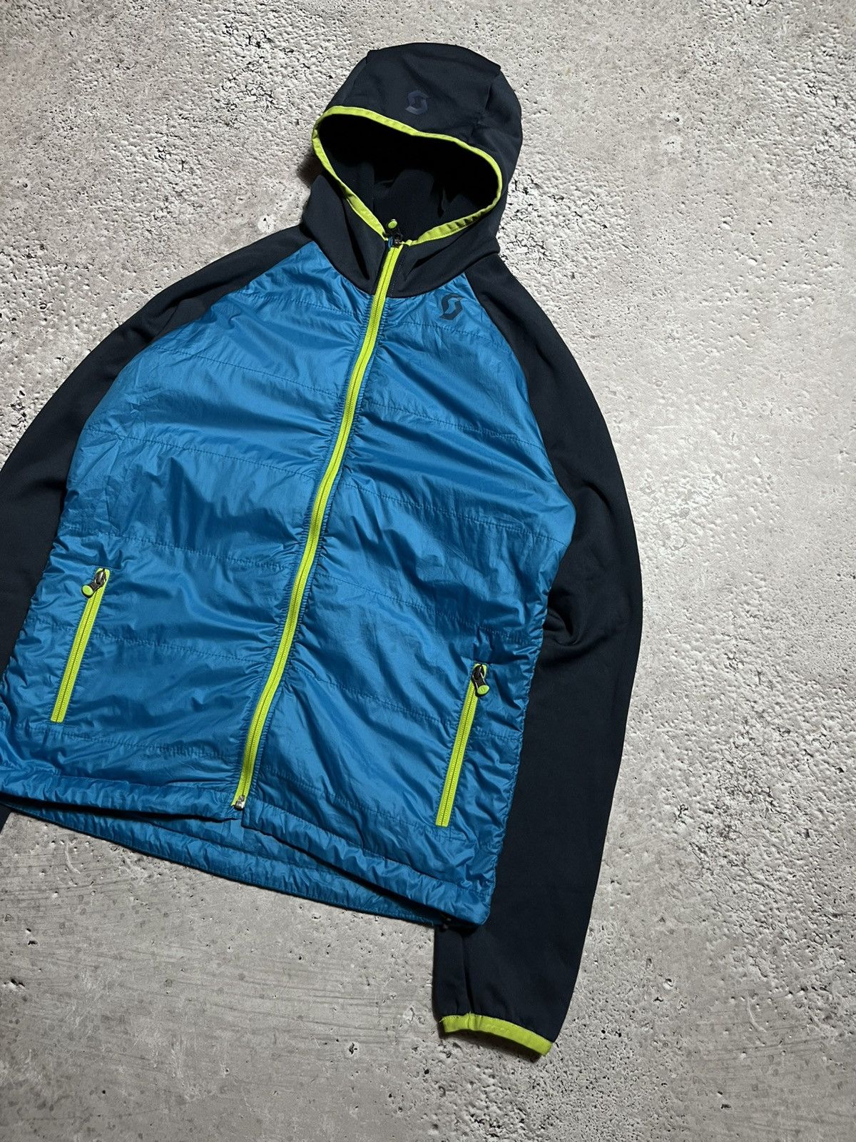 Other Scott Hybrid Jacket Men’s S – Blue & Black Hooded Softshell Size US S / EU 44-46 / 1 - 2 Thumbnail