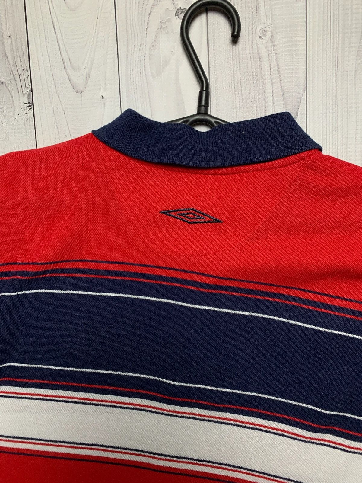 Umbro × Vintage Vintage Umbro striped polo rare size L Pro Training Size US L / EU 52-54 / 3 - 8 Thumbnail