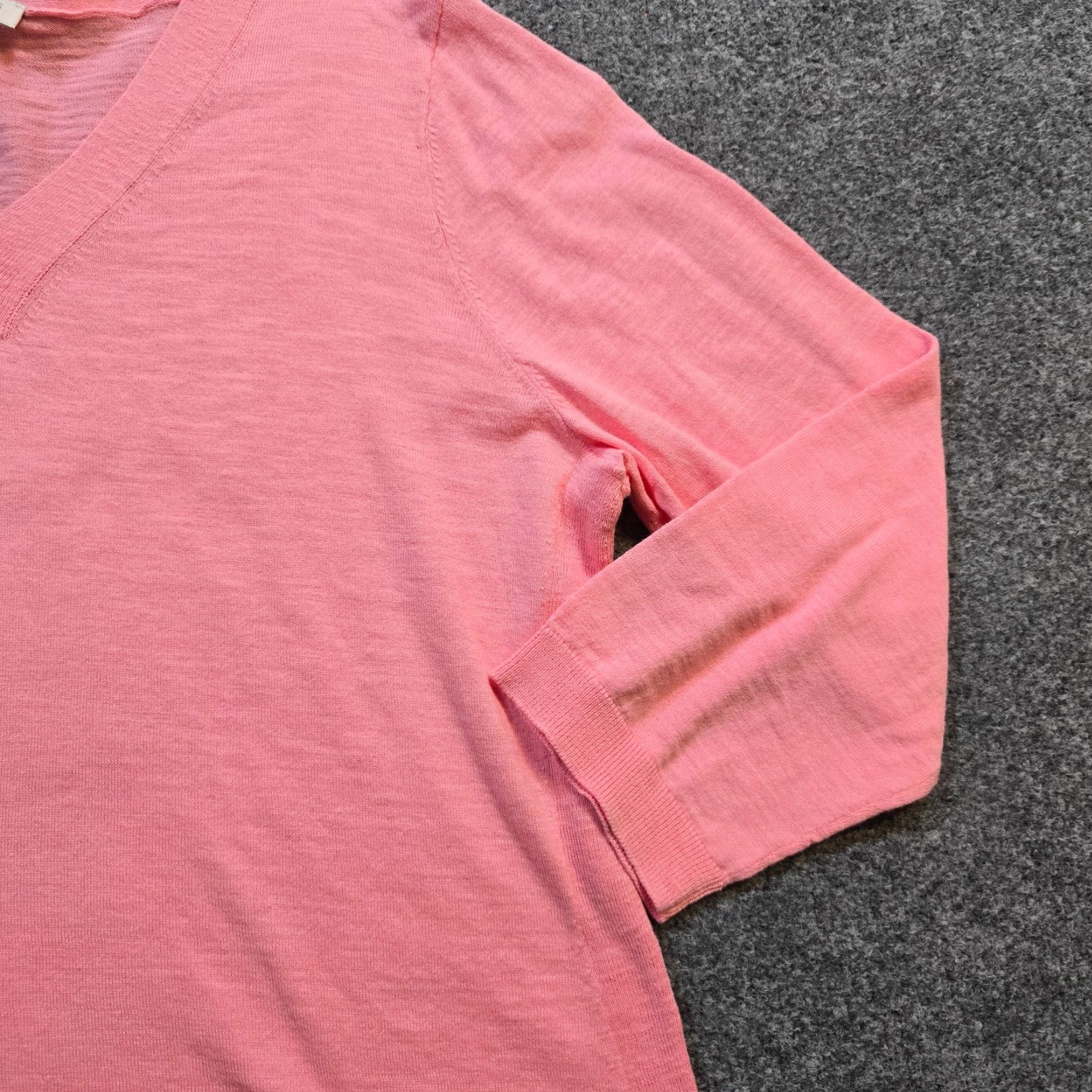 Talbots Talbots Sweater Womens Large Pink V-Neck Long Sleeve Lightweight Casual Basic Pullover Knit Classic Size L / US 10 / IT 46 - 5 Thumbnail