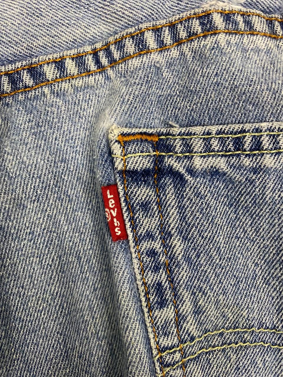 levis 505 lightwash distressed denim nice design