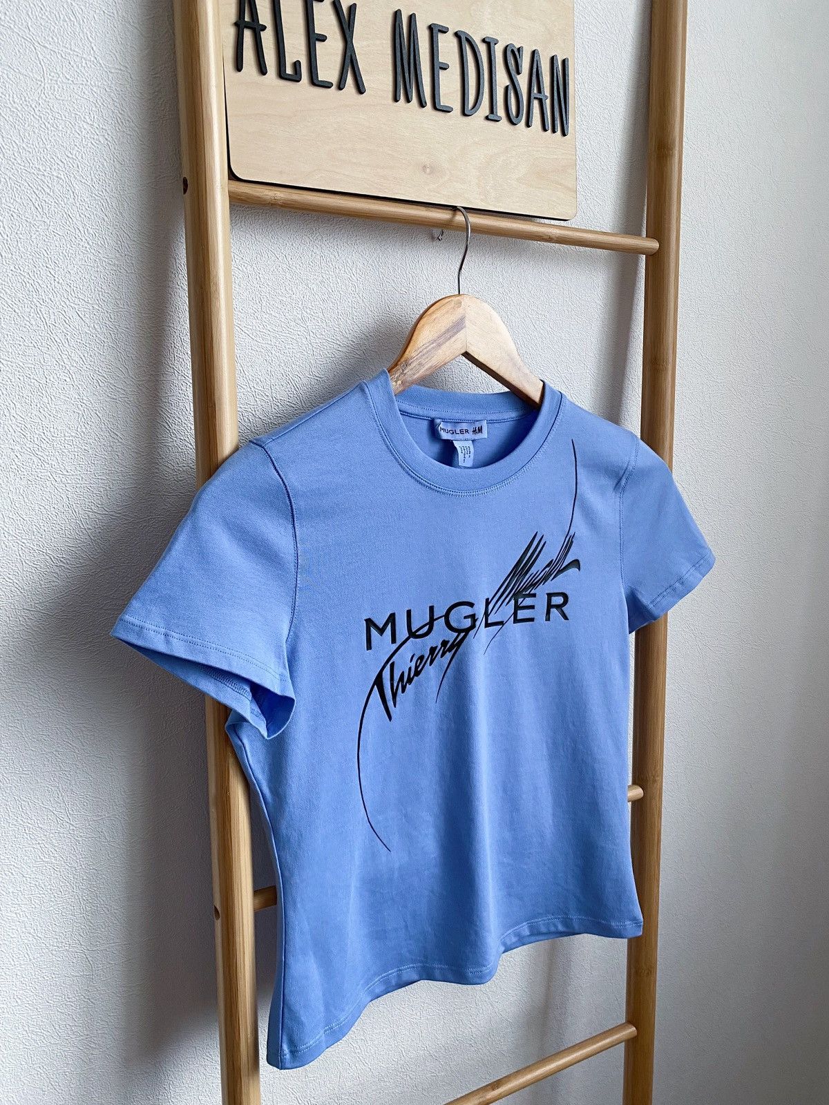 H&M × Mugler × Thierry Mugler Mugler x H&M Printed Fitted T-Shirt Size L Size L / US 10 / IT 46 - 14 Thumbnail