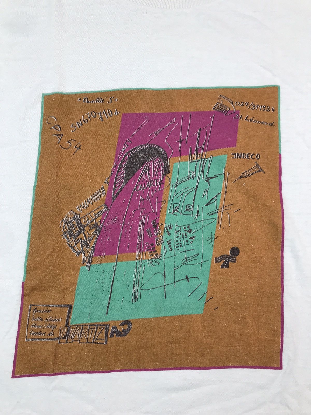 Vintage Quartz Vintage 70s 80s Rare T Shirt Size US XL / EU 56 / 4 - 3 Thumbnail