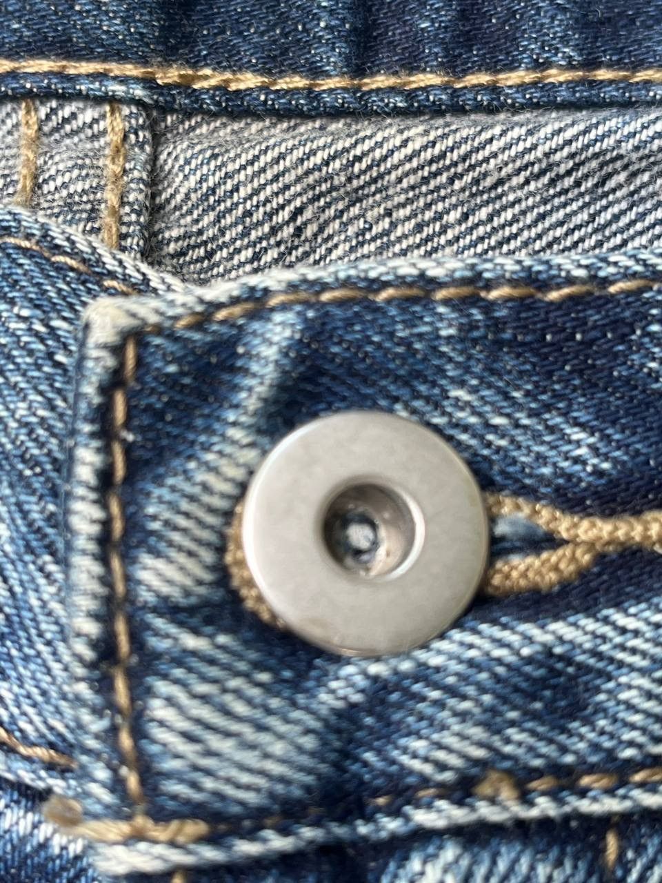 Vintage VINTAGE PATCHWORK JEANS RARE COLOUR Size US 31 - 8 Thumbnail