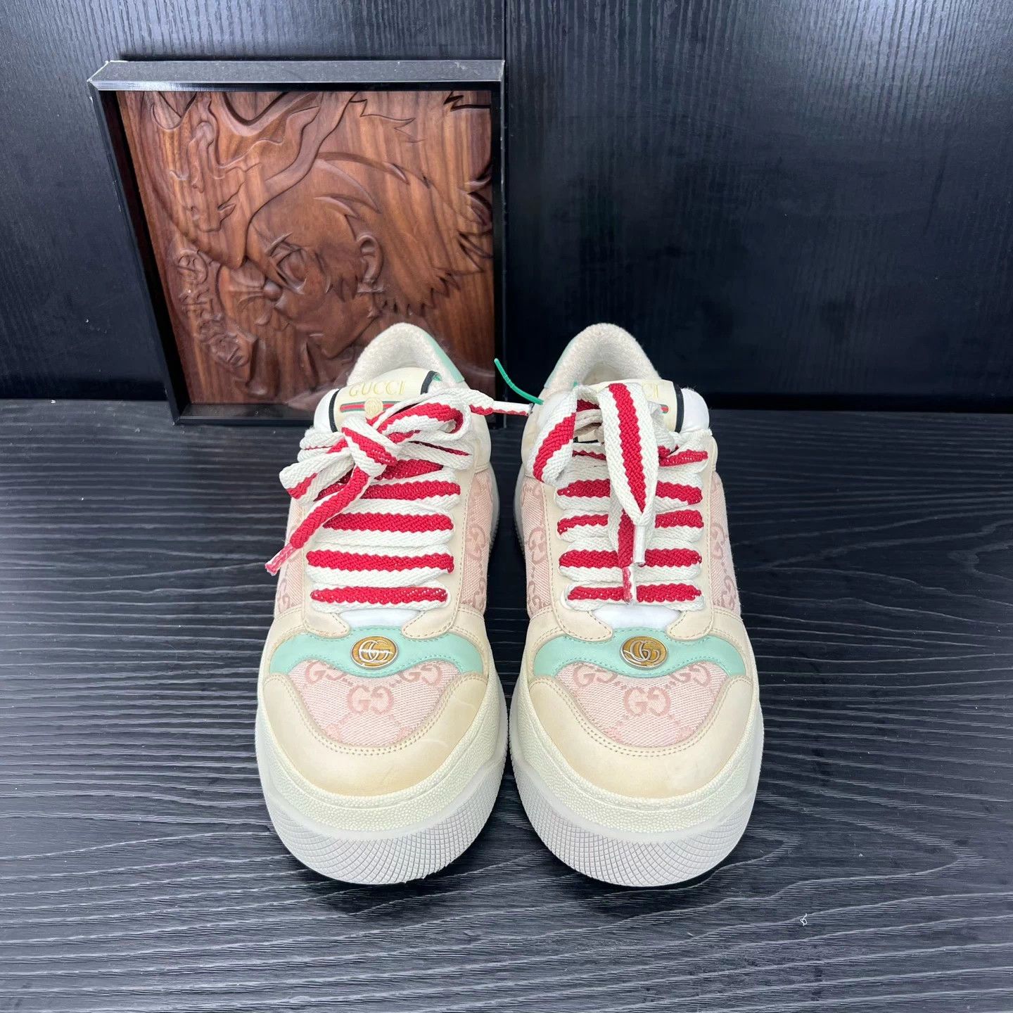 Gucci Gucci Rhyton Dirty Blush Cream 37.5 Size US 6.5 / IT 36.5 - 4 Thumbnail