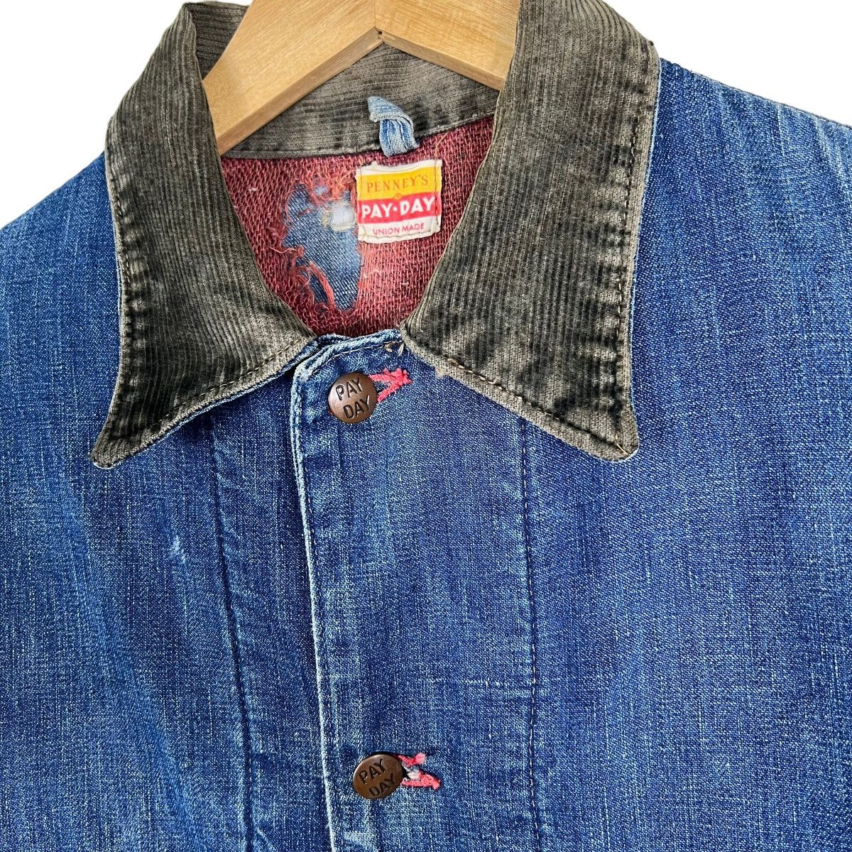JCPenney 🔥 TRUE VINTAGE 1950s PAY DAY PENNY'S BLANKET CHORE JACKET Size US M / EU 48-50 / 2 - 14 Thumbnail