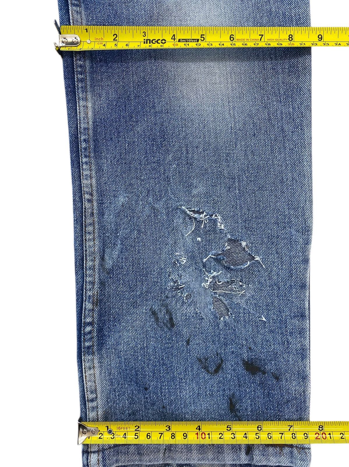 Japanese Brand Japanese Brand Faded Wash Whiskered Style Straight Leg Jeans Size US 30 / EU 46 - 9 Thumbnail