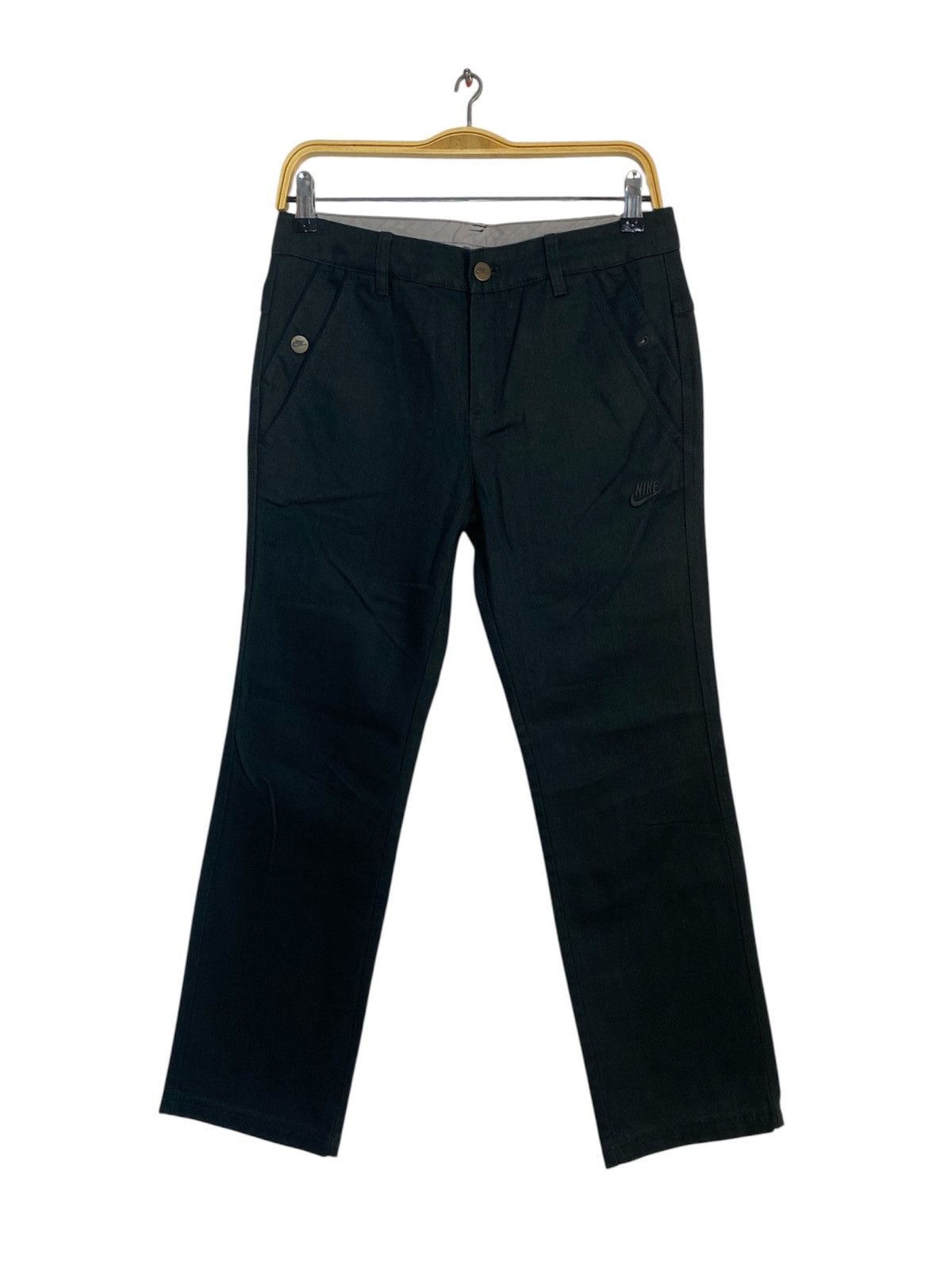 Nike Nike Sportswear Black Denim Jeans Straight Waist Size 31 Size US 31 - 1 Thumbnail
