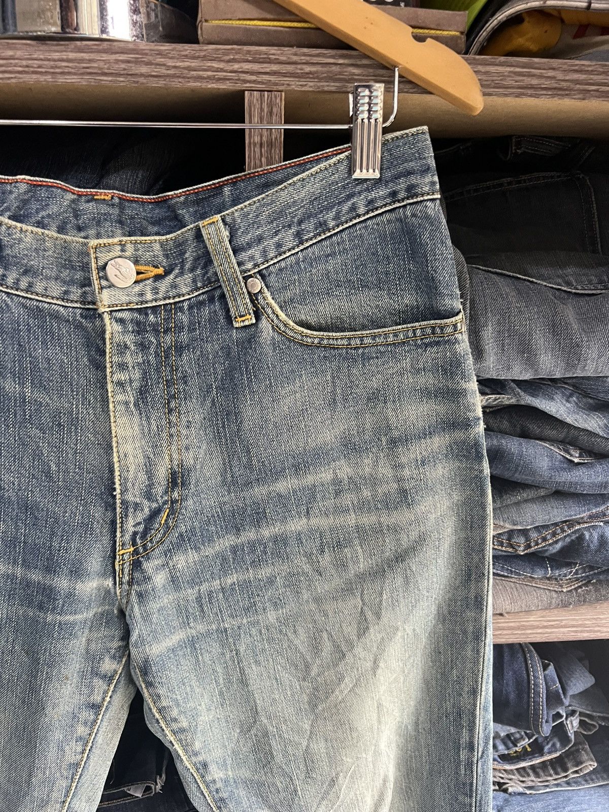 Lacoste 🔥Vintage Lacoste Made in Japan Distressed Denim Size US 31 - 8 Thumbnail