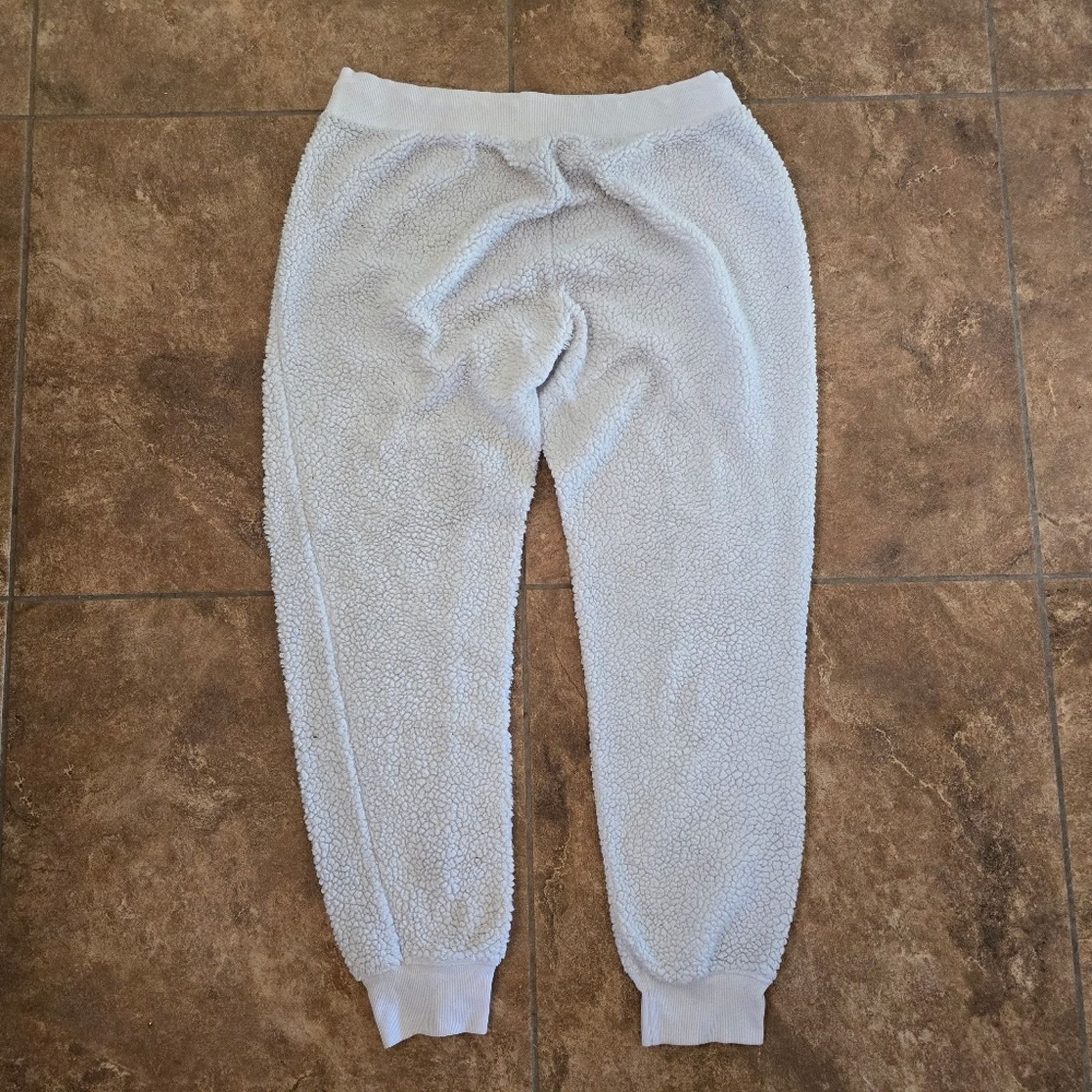 Other Cream Snowman Sherpa Comfy Sweats Size 34" / US 12 / IT 48 - 2 Thumbnail