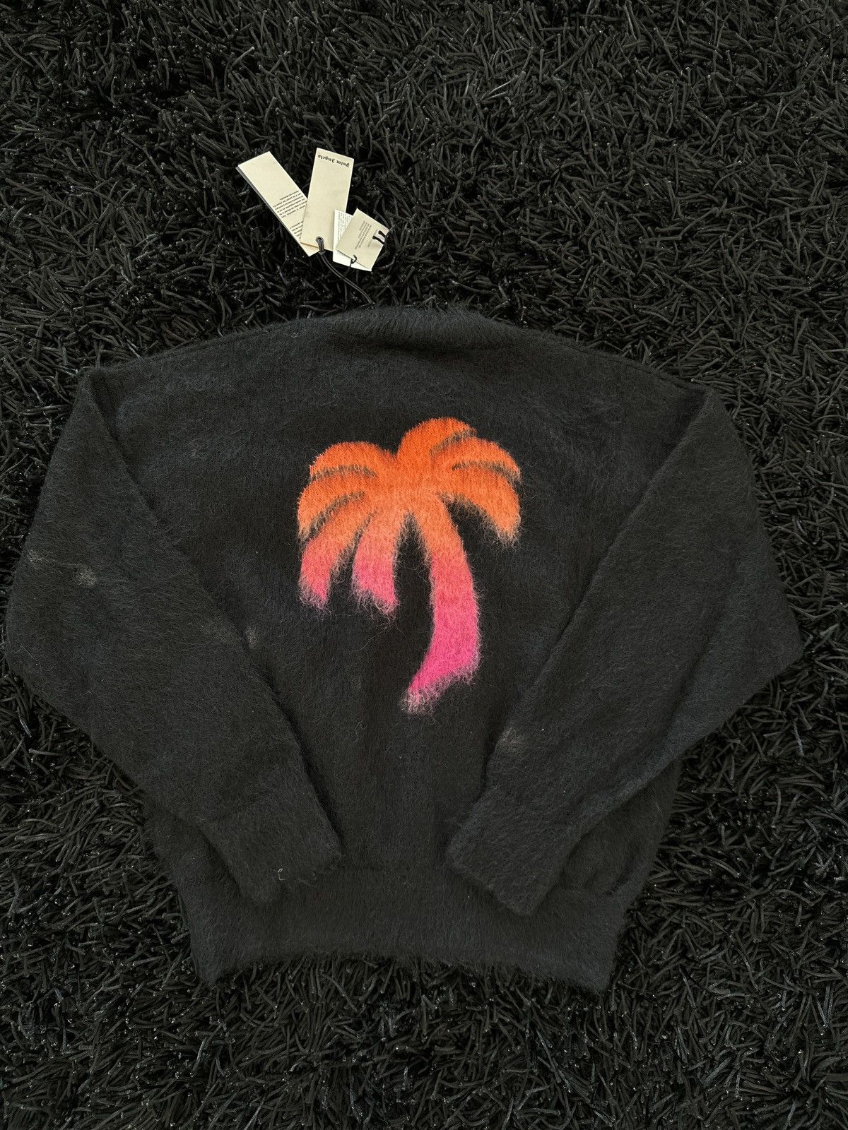 Palm Angels Palm Angels Intarsia Mohair Size US L / EU 52-54 / 3 - 1 Thumbnail