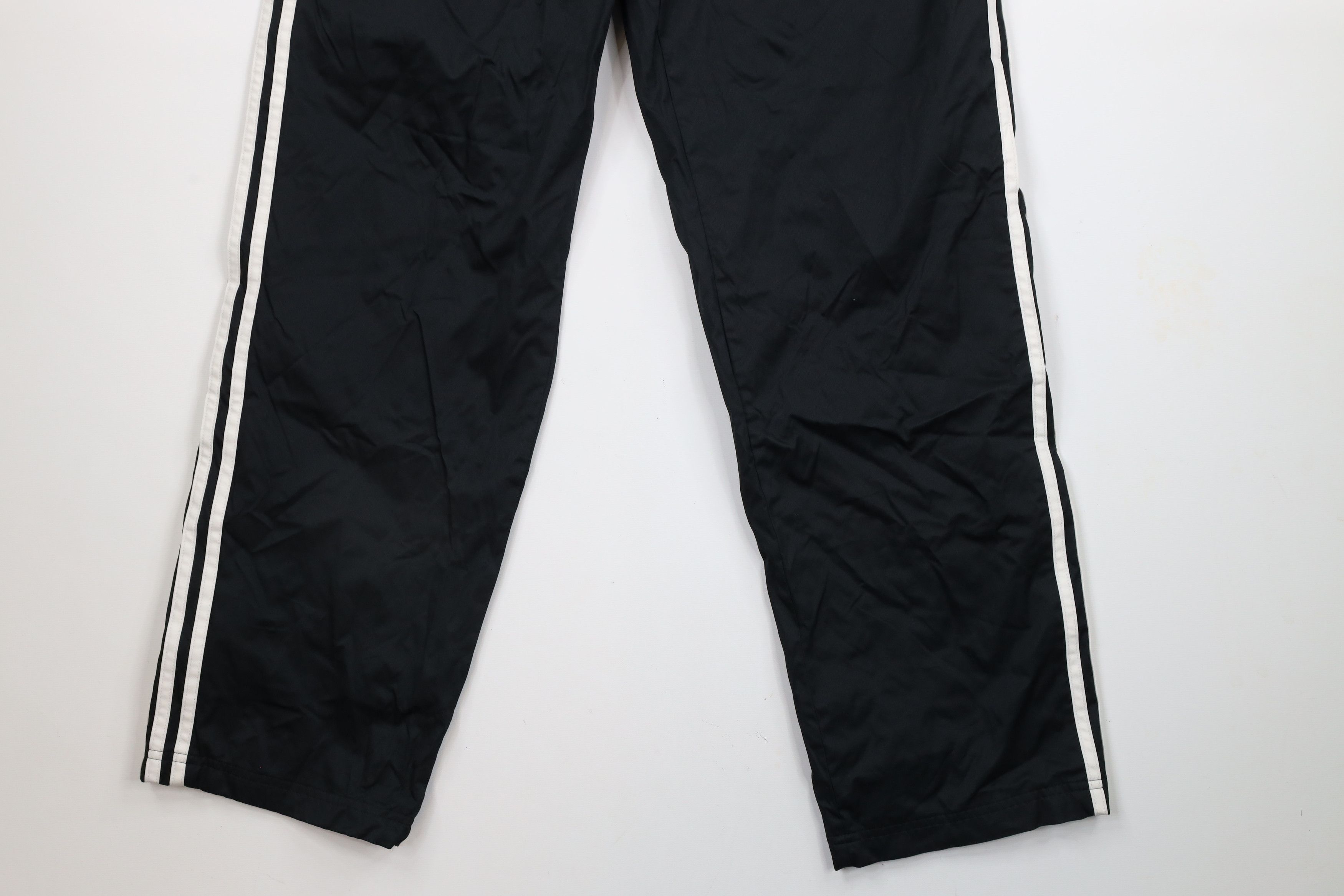 Adidas × Vintage Vintage Adidas Striped Lined Wide Leg Windbreaker Pants Size US 34 / EU 50 - 4 Thumbnail